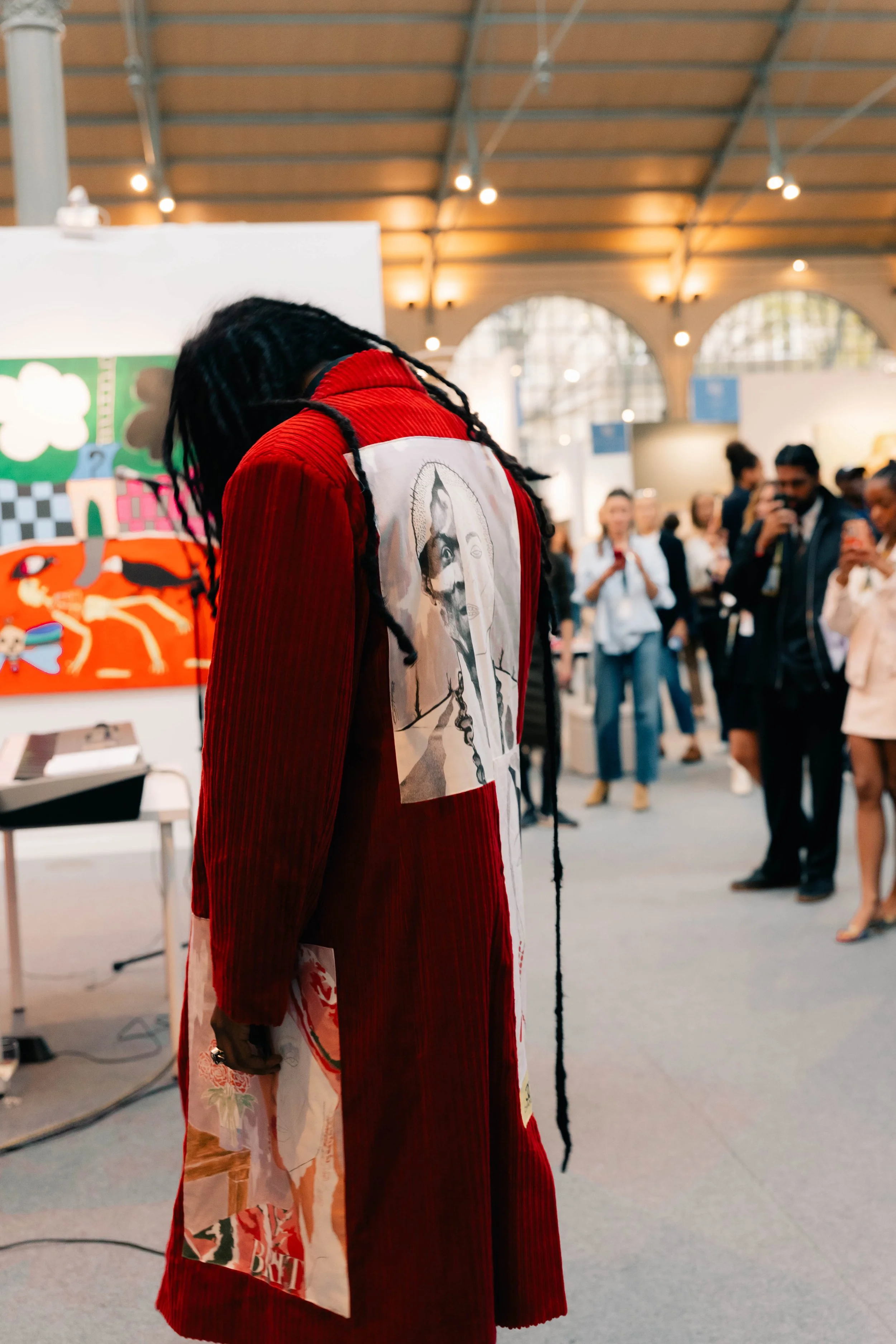 Model & Dancer for Unaji at Also Known As Africa Fair in Paris