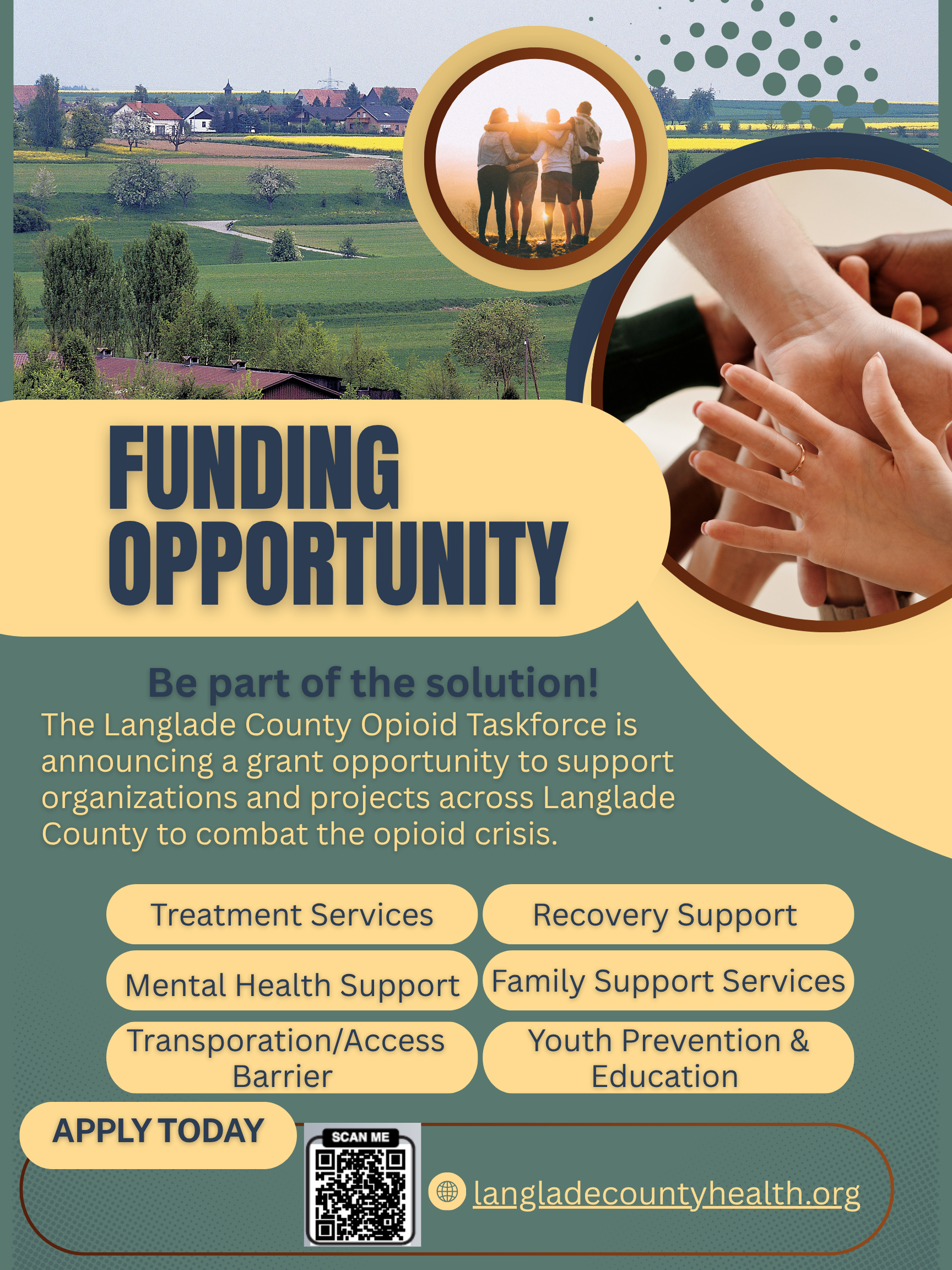 Langlade County Opioid Taskforce Announces Funding Opportunity
