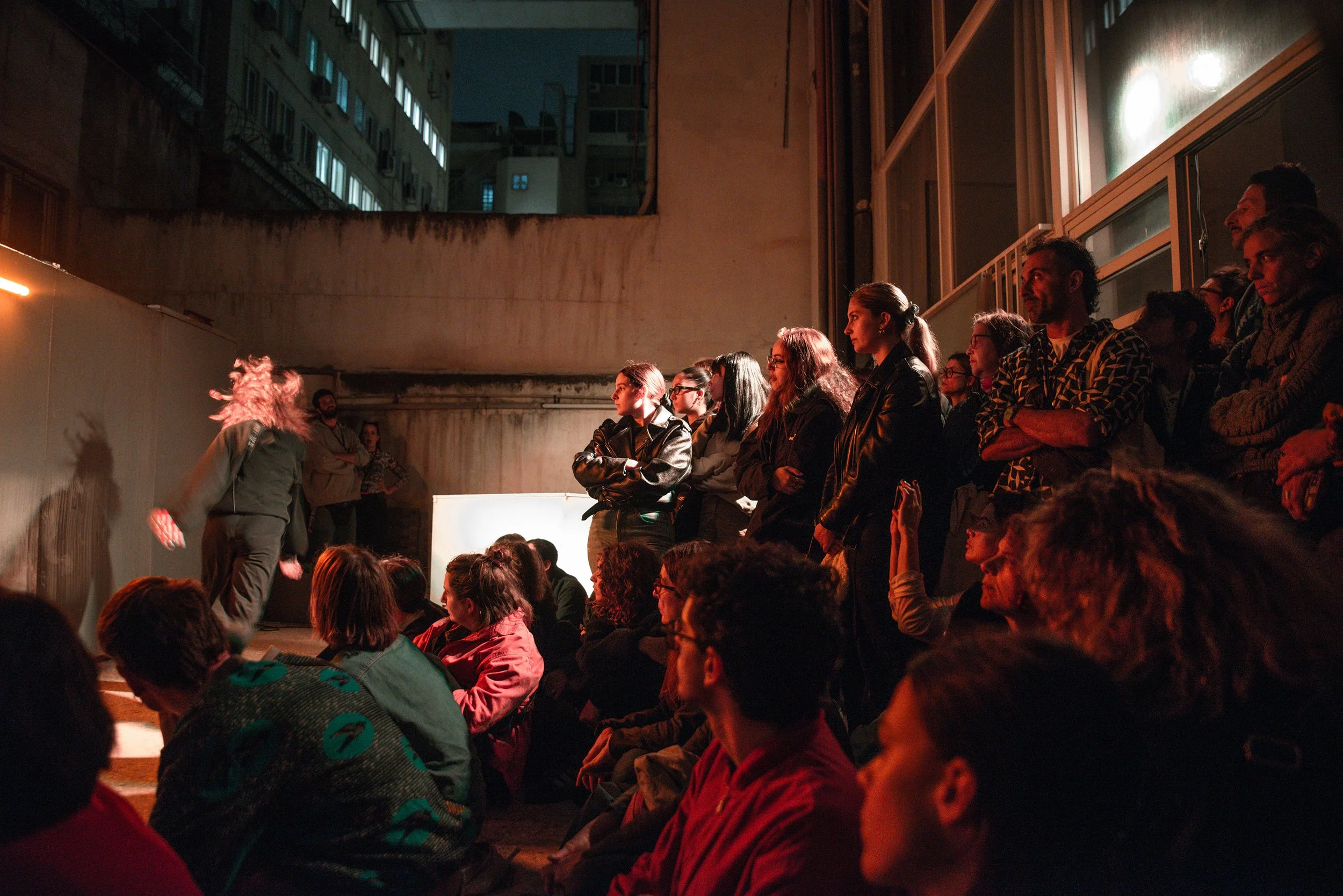 Eleni Roberts Kazouri & Vladimir Babinchuk. "Darkwaves". MIR Festival. Athens, Greece. Photo: Anna Maskava