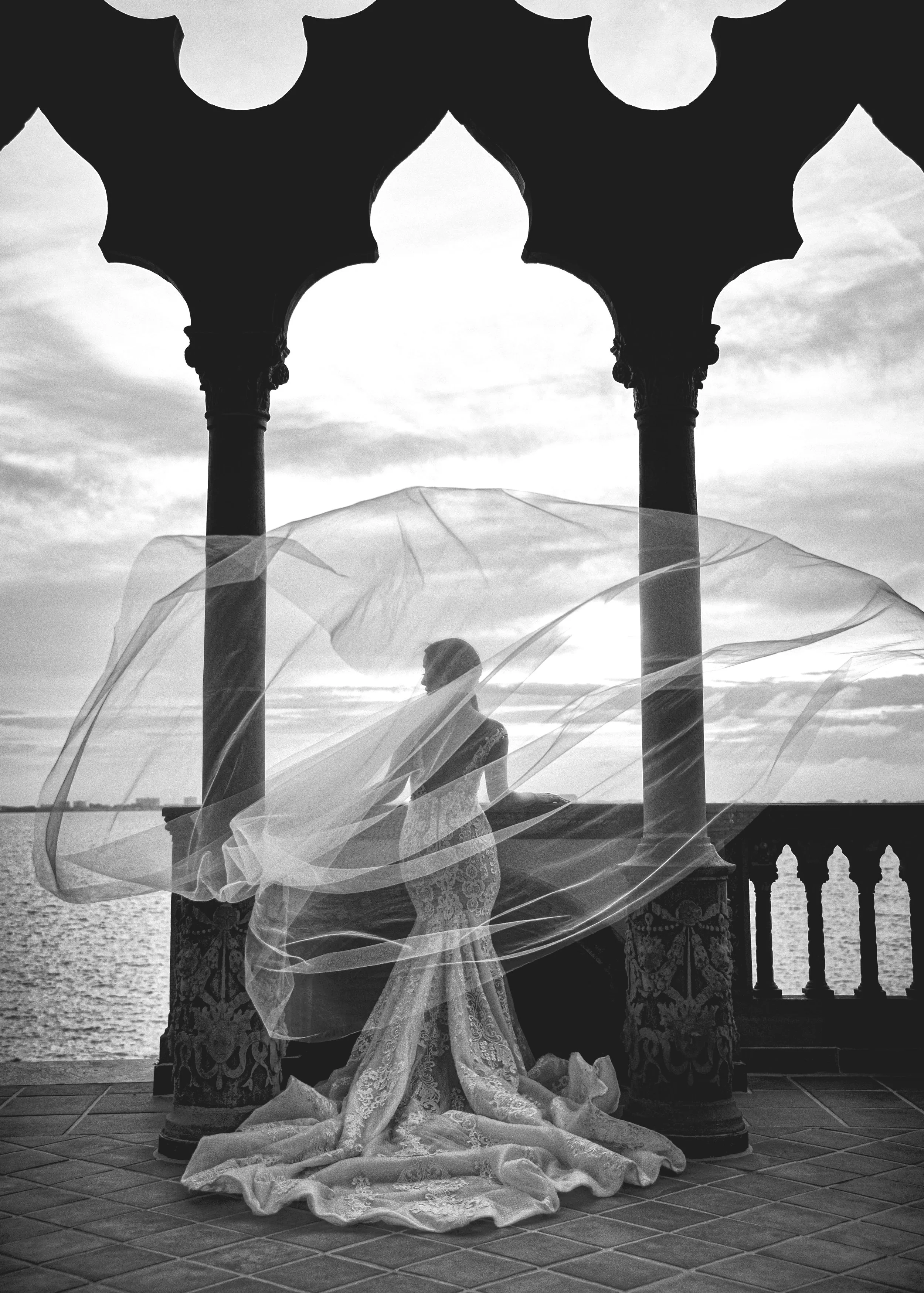 editorial wedding and luxury wedding photography in sarasota florida destinations wedding photography by ryan joseph at the ringling museum and ca'd zan mansion. with nk productions