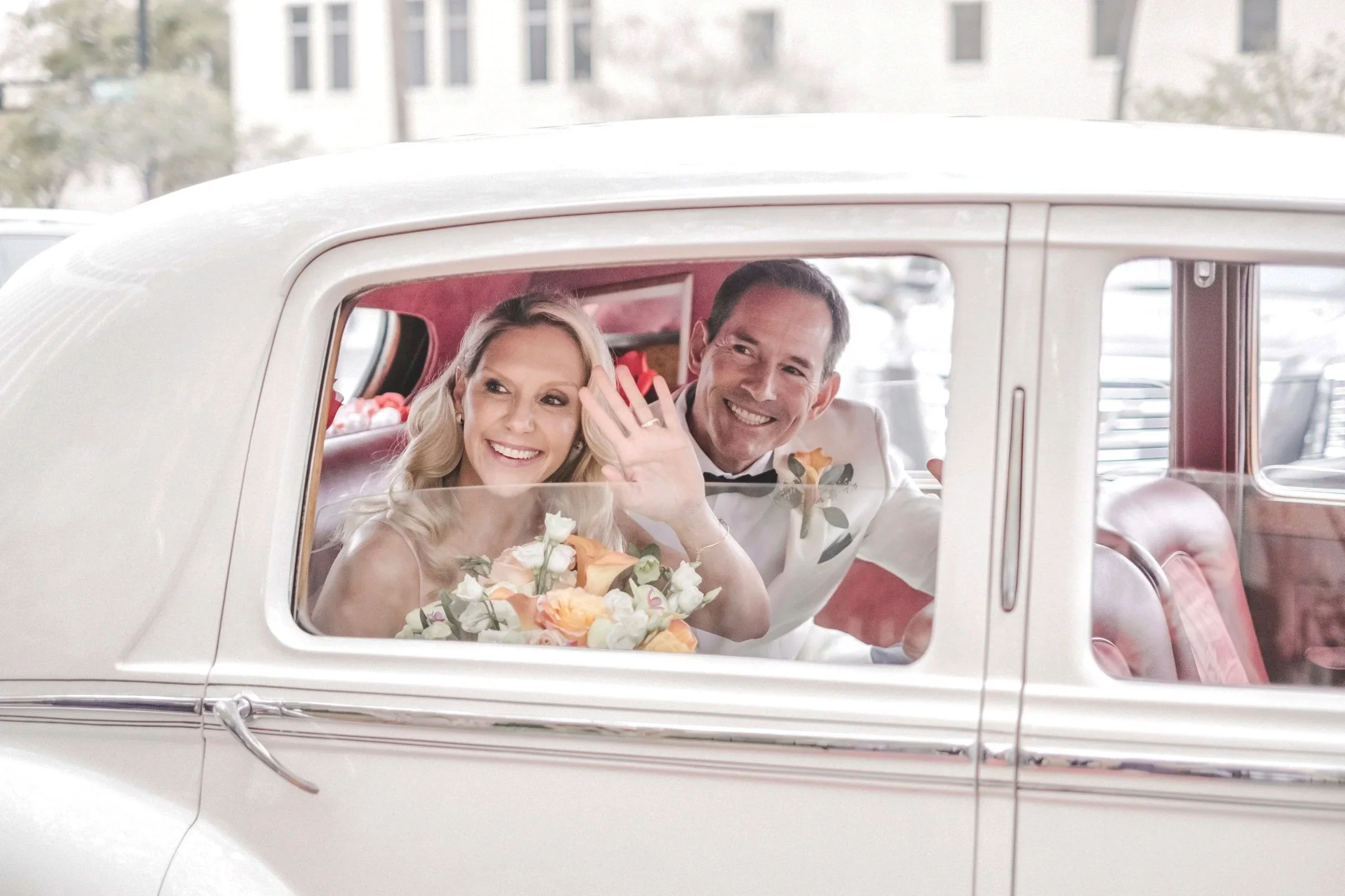 vintage car tampa wedding. luxury tampa bay wedding. editorial wedding photography. destinations wedding photography by ryan joseph tampa tampa yacht club wedding event planner one fine day botanica florist