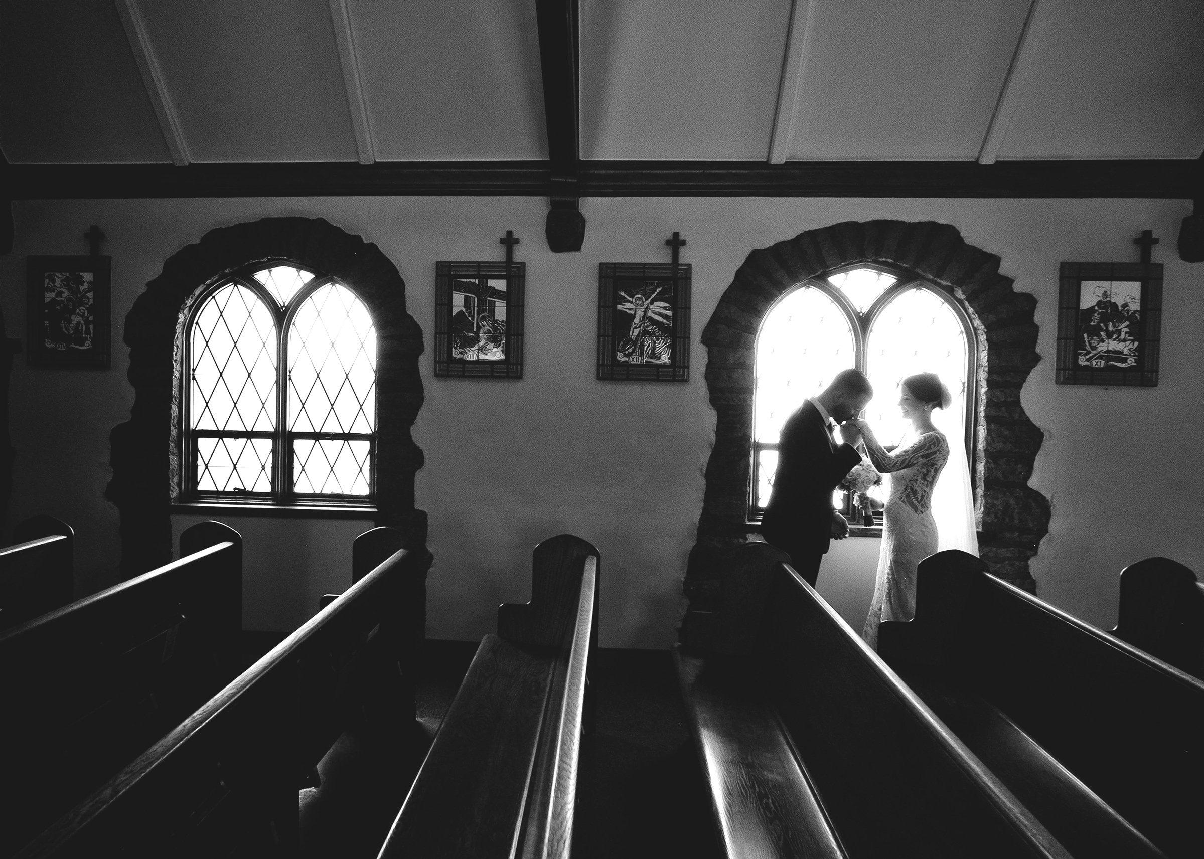 black and white editorial wedding and luxury wedding photography in tampa florida destinations wedding photography by ryan joseph in columbus ohio our lady of victory catholic church