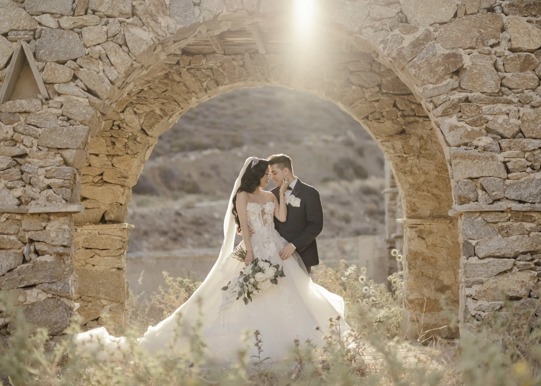 Eileena & Devin.  Mykonos, Greece
