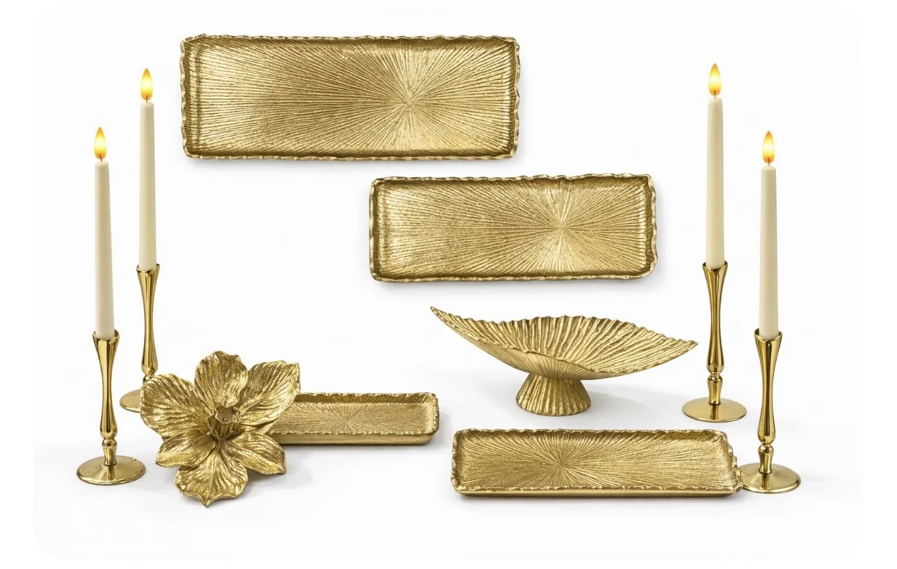 Gold Elegance Wedding Table Set