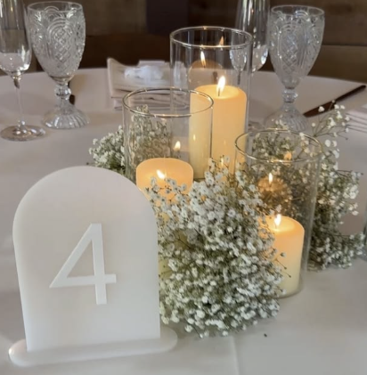 Greenery and Candles Set