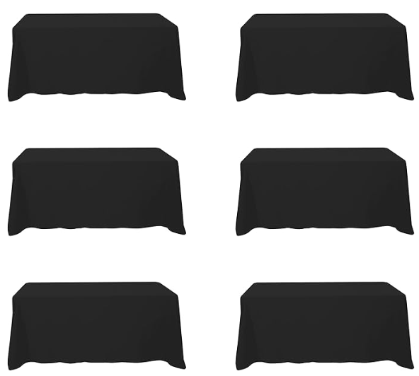 Black Table Linen