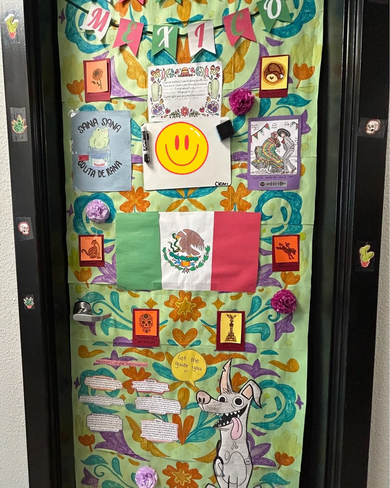 ππ H3PUC’s Hispanic Heritage Month Door Decorating Contest! ππ
Our amazing staff went all out representing different countries from the Hispanic world! Each door was assigned a country:
π²π½ Door 1 – Ashley, VA Pod | Mexico
π¦π· Doo
