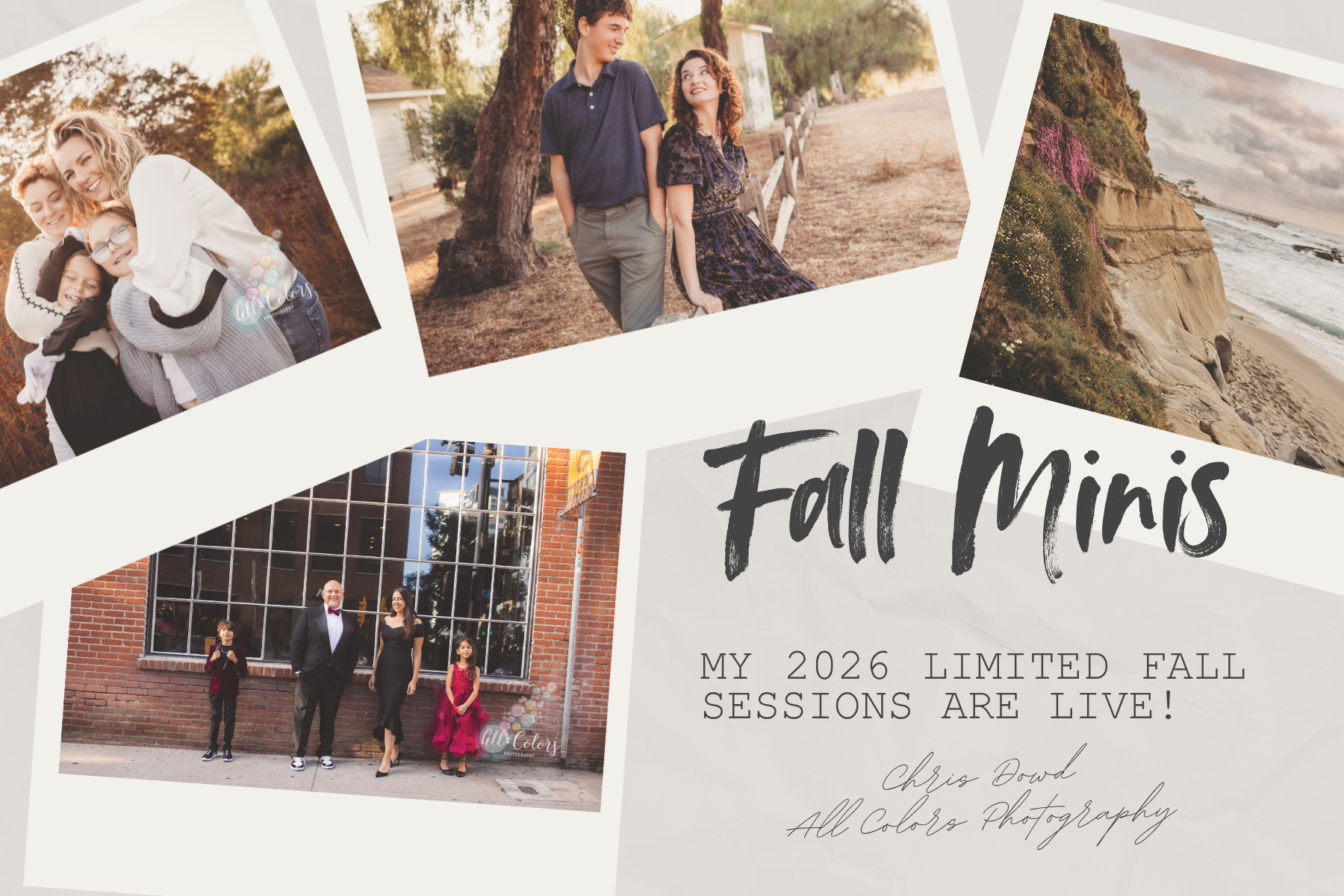 2026 Fall Mini Sessions Are Here! | San Diego Family Photographer