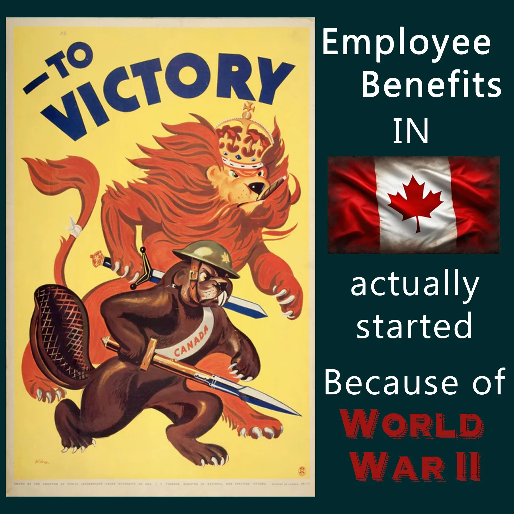Group Benefits came from necessity after World War 2 ended in Canada.
