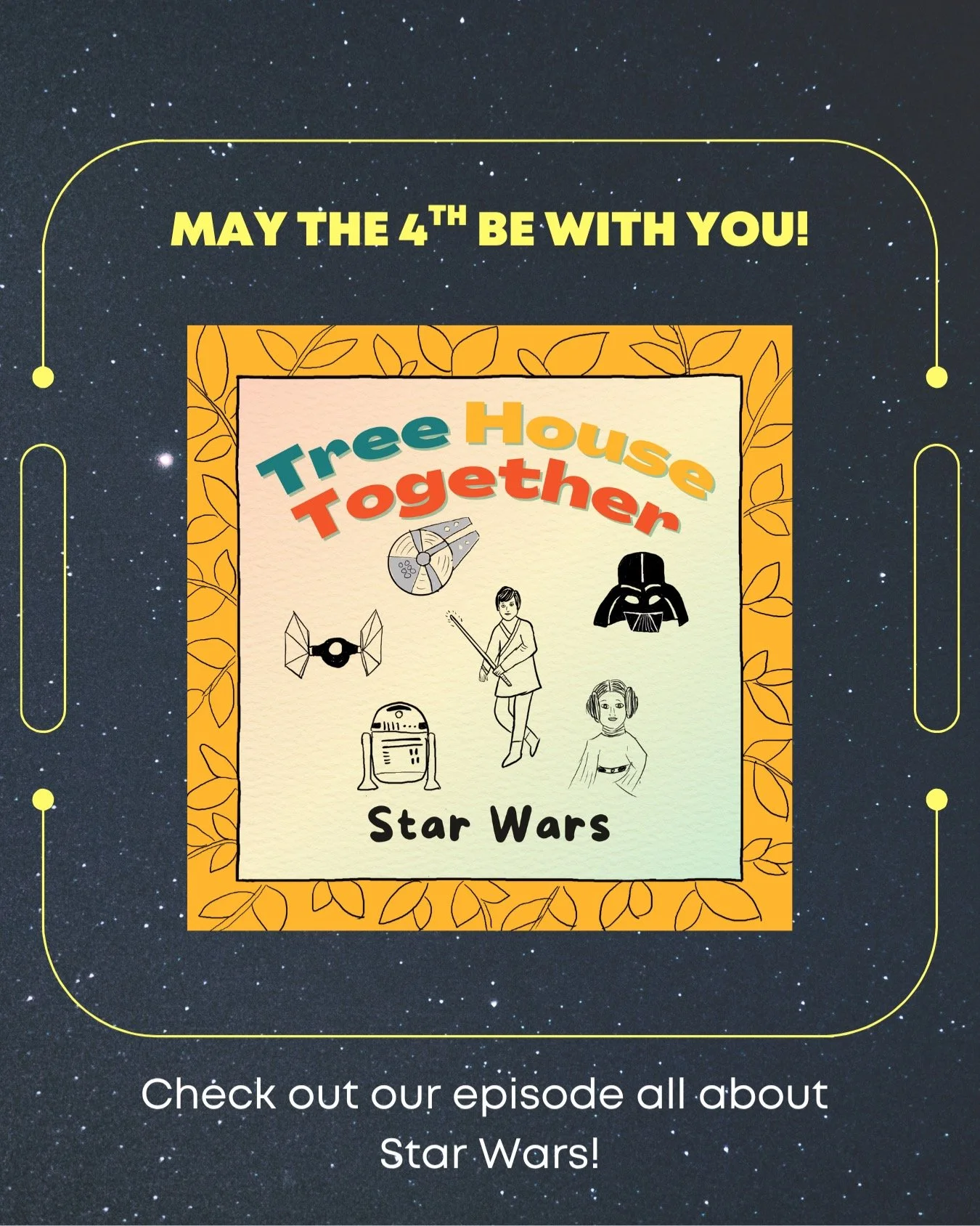 We love Star Wars and know that many of your families do too! Join us to talk all about the characters, the story of the first movie (episode IV), and how it was made!