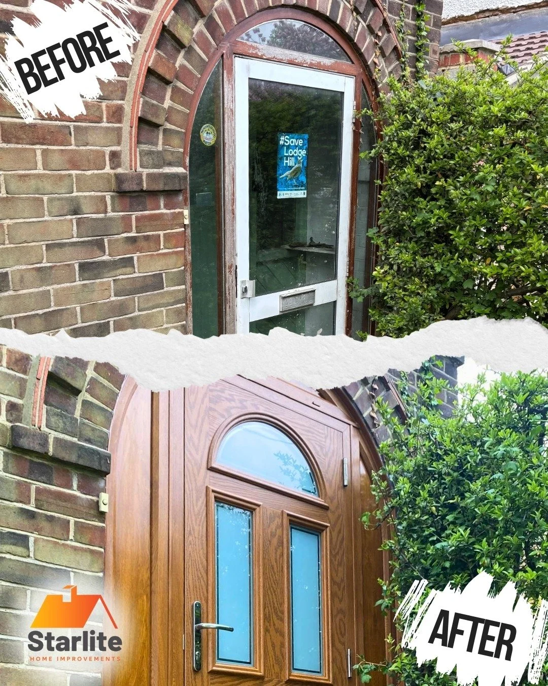 ✨ From tired to timeless ✨
This Rochester home just got a serious upgrade &mdash; out with the old aluminium, in with a stunning Light Oak Luna Composite Door with Kensington Glass.

✅ Energy efficient
✅ Rock-solid security
✅ Designed to impress

Our