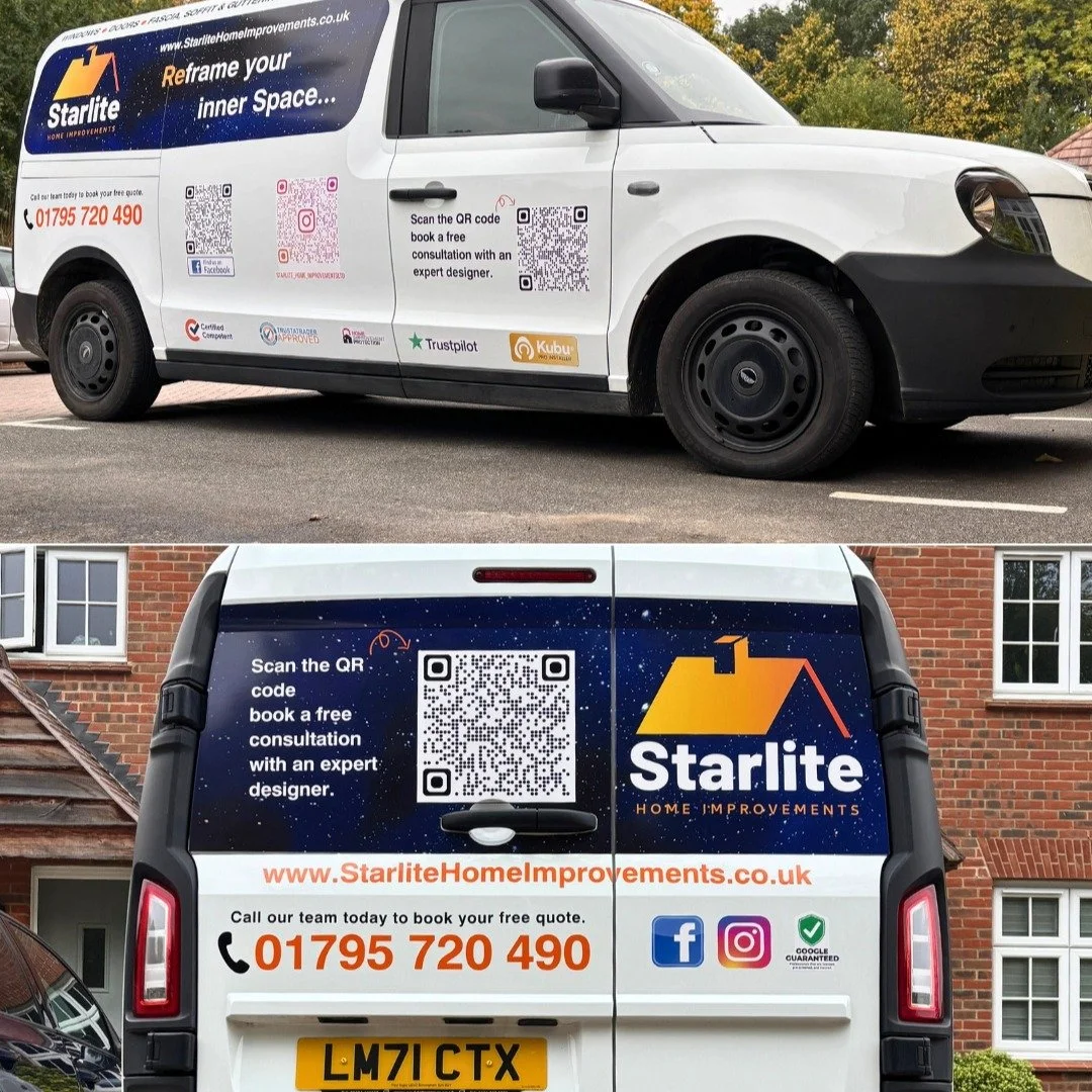 Say hello to Starlite 3 🚐⚡️

The latest addition to our fleet is now fully branded and ready for action.
Built on the London Taxi platform, she&rsquo;s as reliable as they come and perfect for meeting homeowners across Kent and the South East.

She&