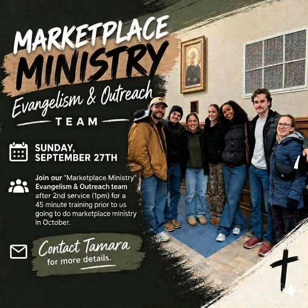MARKETPLACE MINISTRY: Evangelism & Outreach Team Training