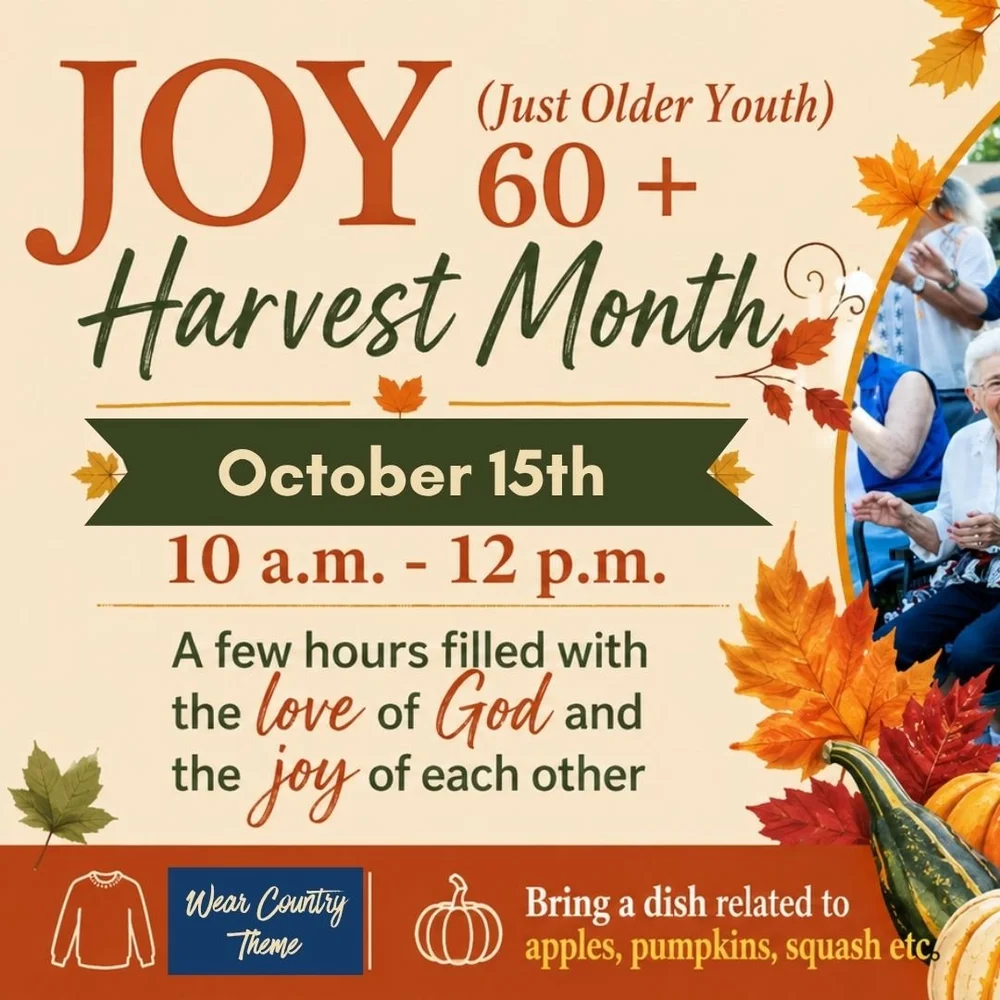 JOY 60+ Harvest Month Celebration