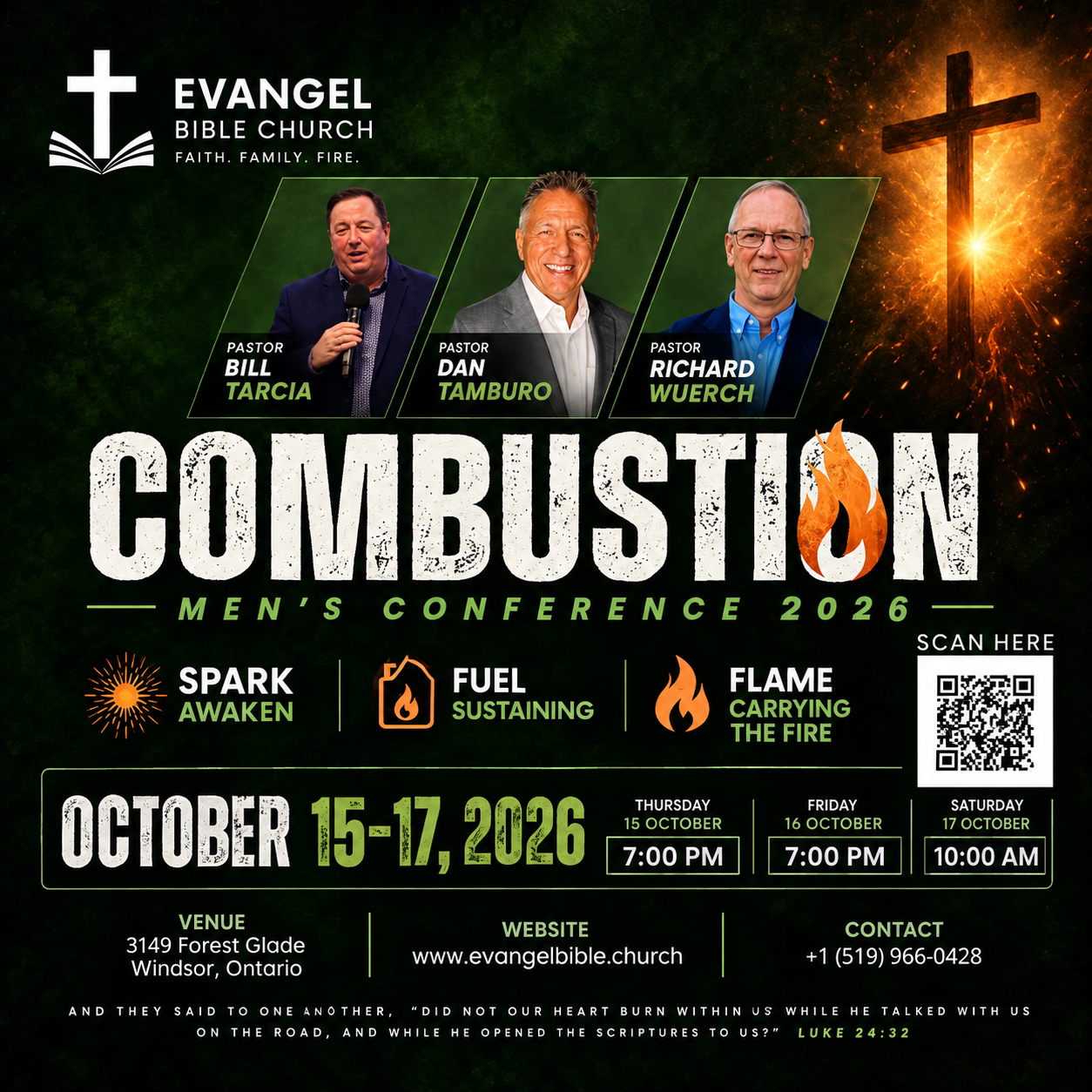 MEN’S CONFERENCE AT PASTOR BILL’S CHURCH