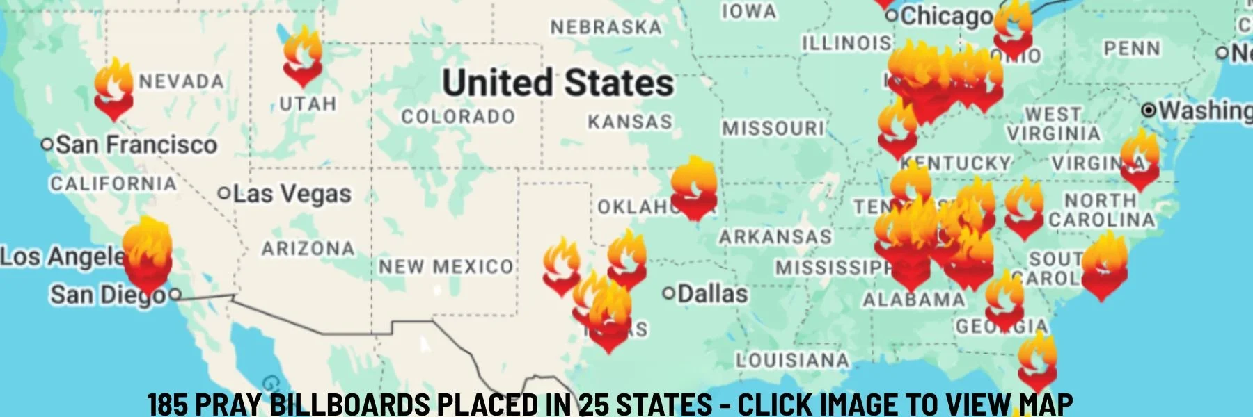 Website map, our locations