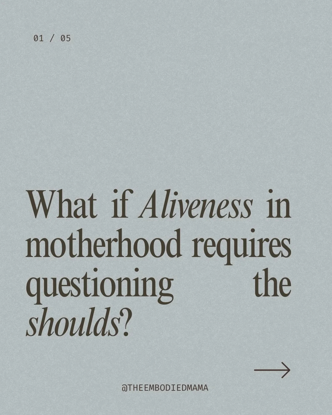 We know what it&rsquo;s like to experience the reckoning that comes with the initiation of motherhood. The moment you realize how many stories you have been living inside. How many ways you have shoulded yourself into smaller expressions of who you a