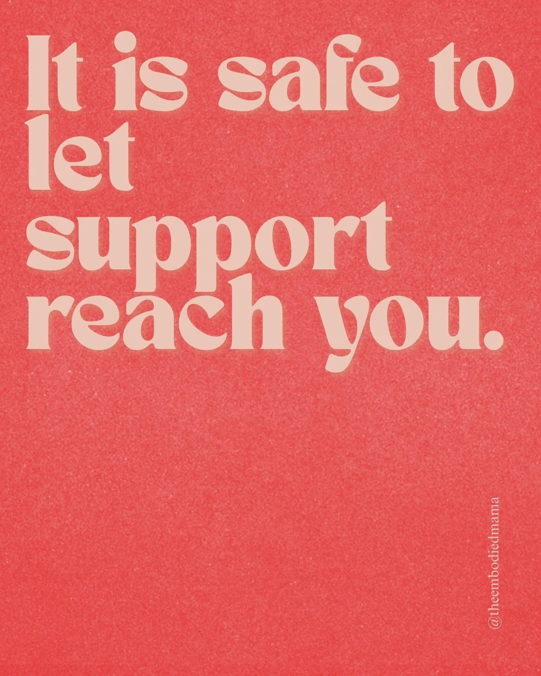 One of the things motherhood reveals again and again is how deeply we long to do this journey with others. We want to be supported, helped, met, cared for. We want the relief of not carrying so much on our own.

And yet, when help arrives, something 