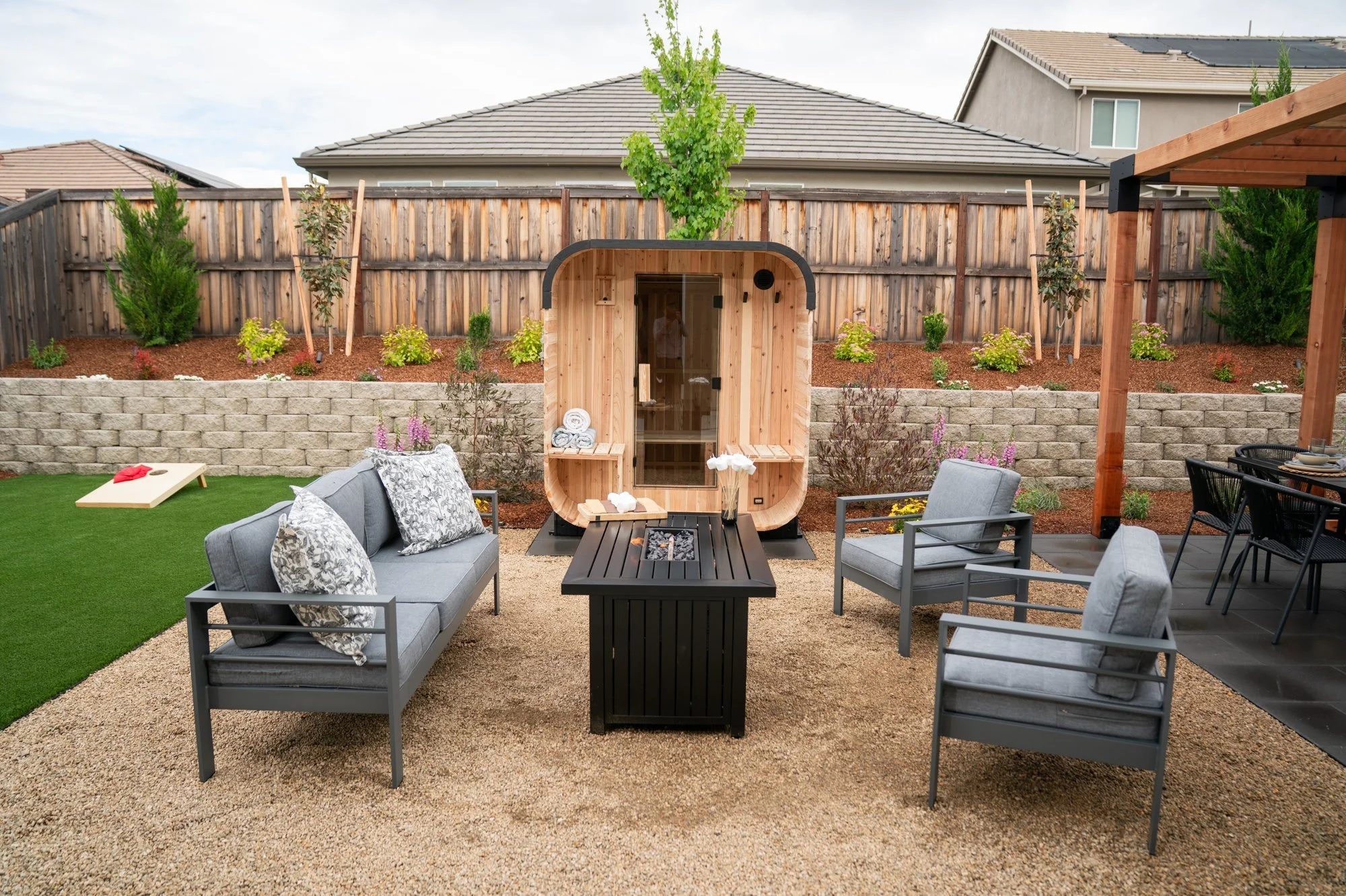 Roseville Backyard Renovation - As Seen on HGTV's Crashers
