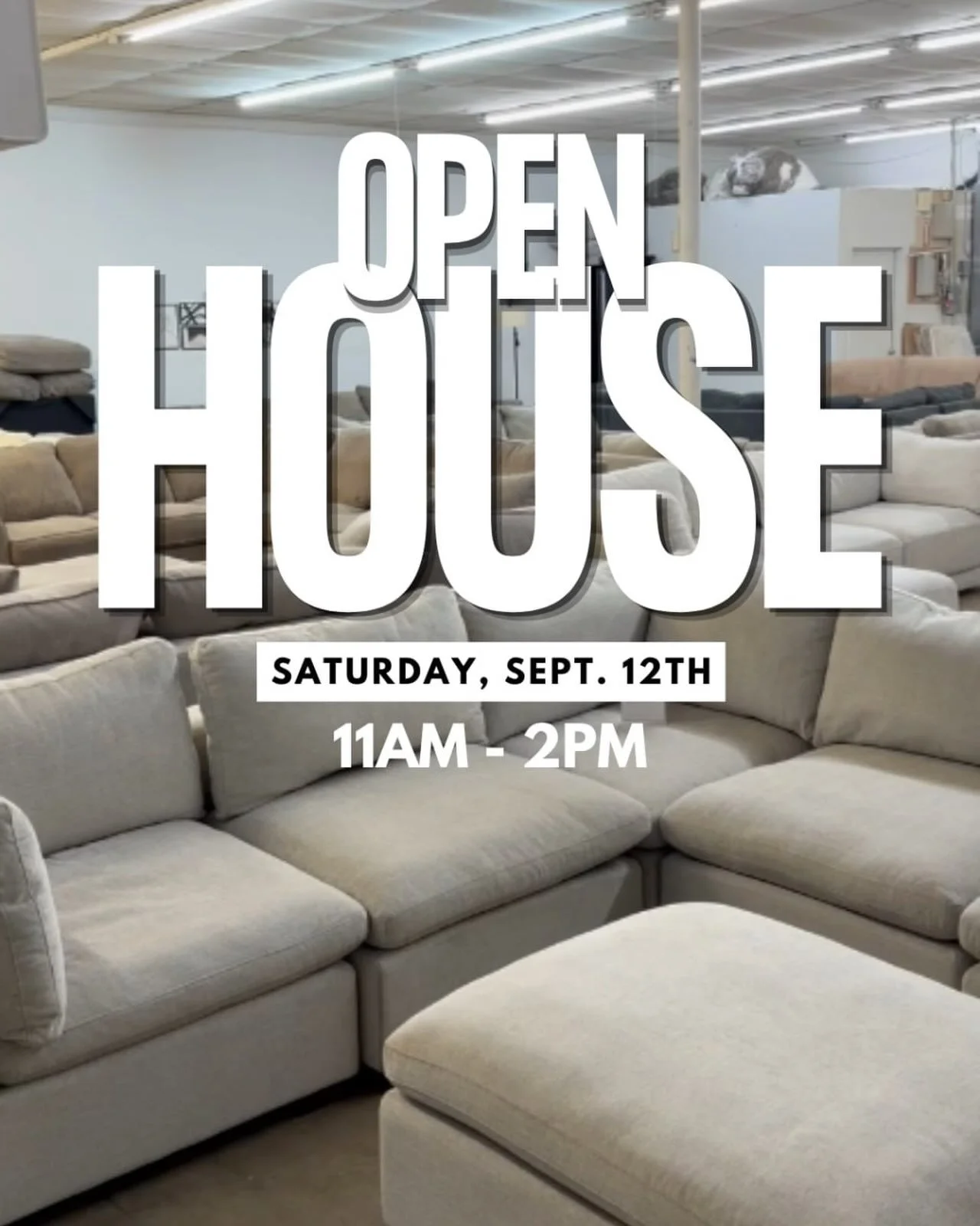 This Saturday!!

No appointment needed&hellip;

Message me &ldquo;OPEN HOUSE&rdquo; for more details and warehouse directions!

We have 15 new arrivals. Be the first to see them 11am-2pm, Sept. 12th! 

Just pull around back, come on in, and sit in so