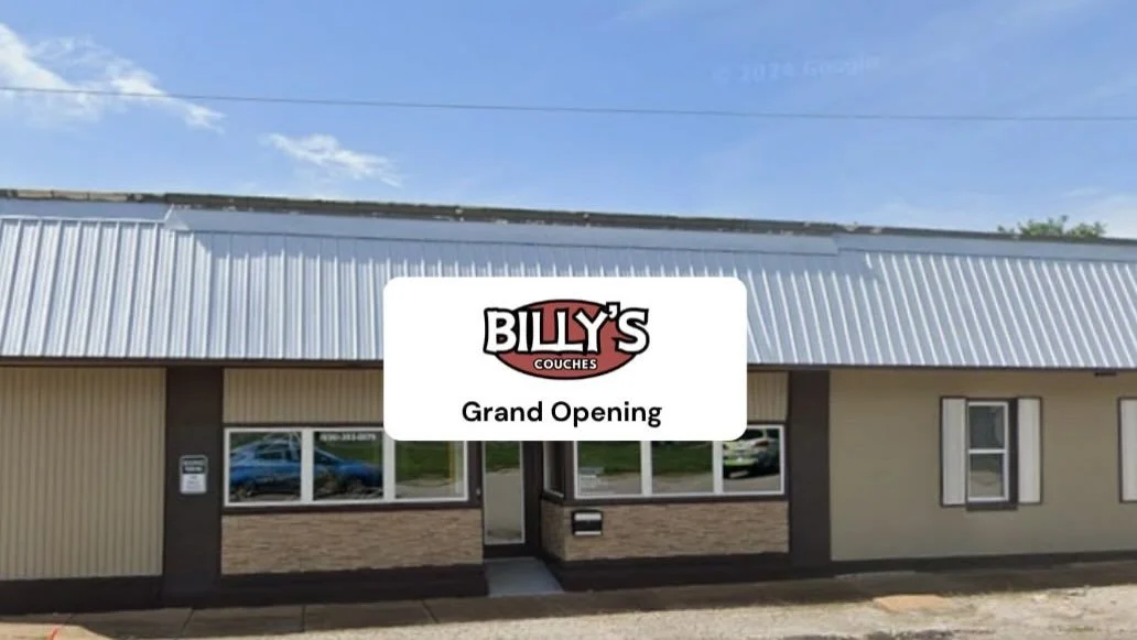 New showroom. Same discounted couches. 🛋️

Just 2 blocks away from our old warehouse.. 

Billy&rsquo;s Couches just moved to 126 E Orleans St in Pacific, and you&rsquo;re invited to the grand opening.

Thursday, Oct 8 &middot; 5&ndash;8 PM

Name-bra