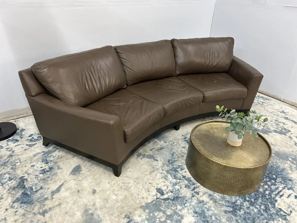 Elite Leather 3-Seater Sofa | $350