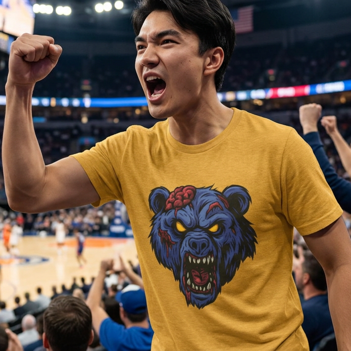 Zombie Grizz Graphic Tee | Bella Canvas
