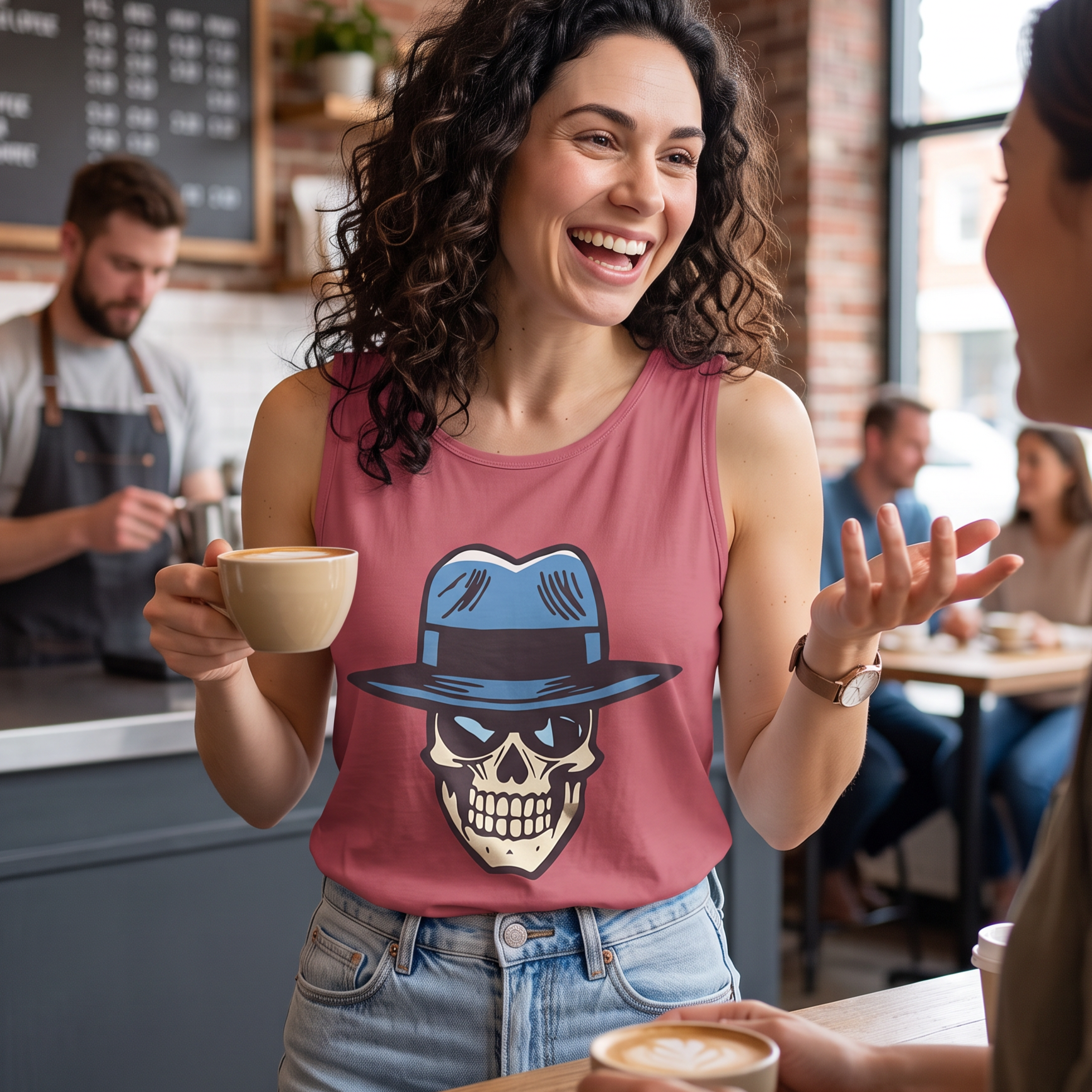 Firefly_Gemini+Flash_I+need+a+stock+photo+of+this+woman+in+this+shirt+at+a+coffee+shop+in+a+dynamic+pose.++176660.png