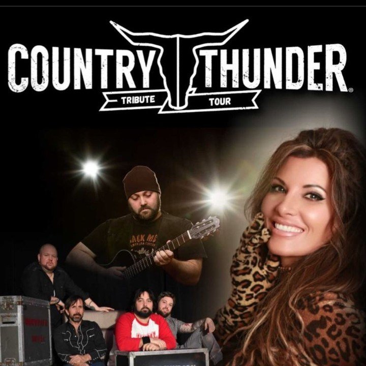 COUNTRY THUNDER TRIBUTE TOUR IN CHATHAM!

Thursday June 13, 2024 at 7:30pm - Kiwanis Theatre

With Tributes to: 
SHANIA TWAIN, ALABAMA &amp; ZAC BROWN BAND