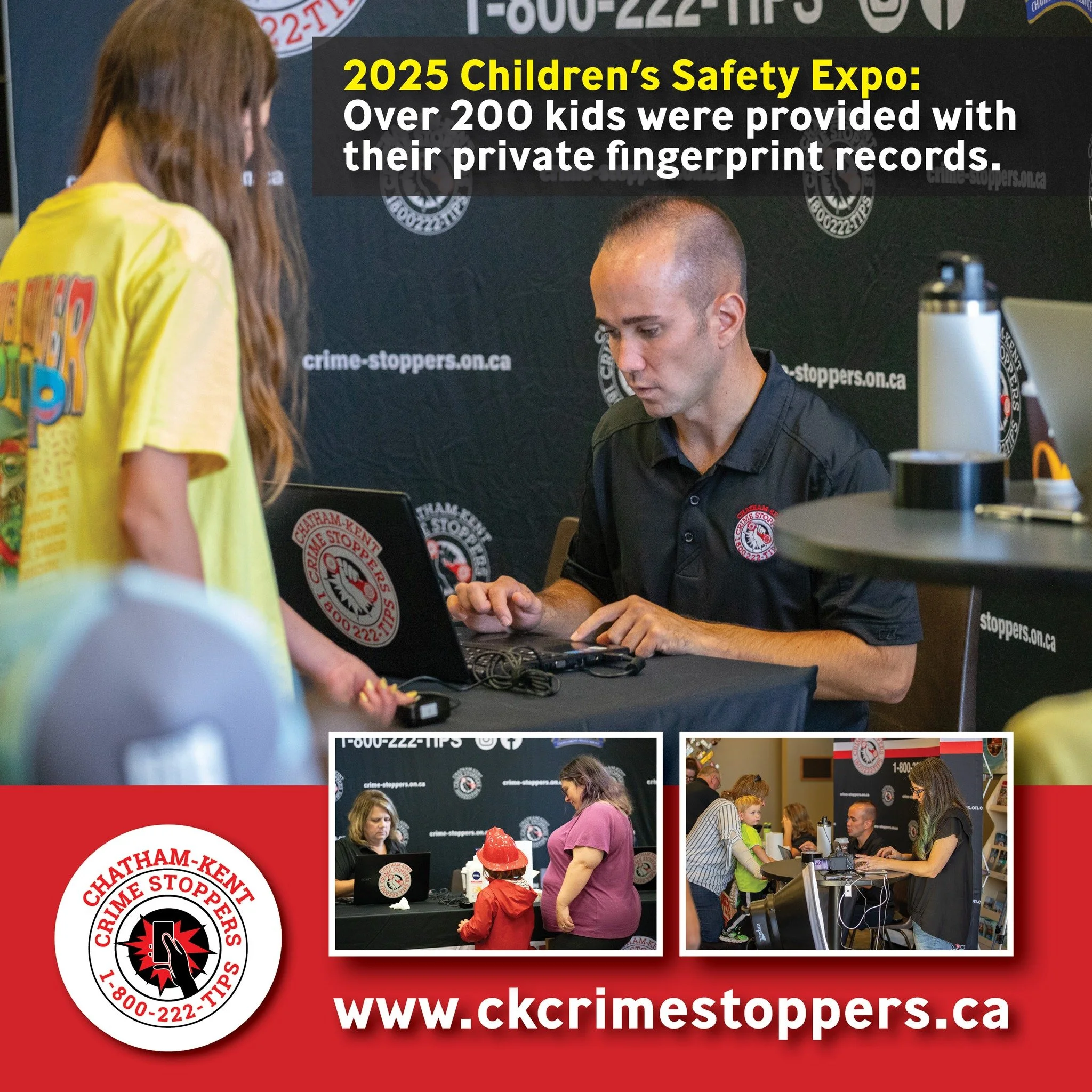 🎉Keeping Kids Safe: 2025 Children's Safety Expo 🎉
Over 200 kids were provided with their private fingerprint records. 

Having fingerprint records for kids gives families an extra layer of security, providing vital identification details that can h