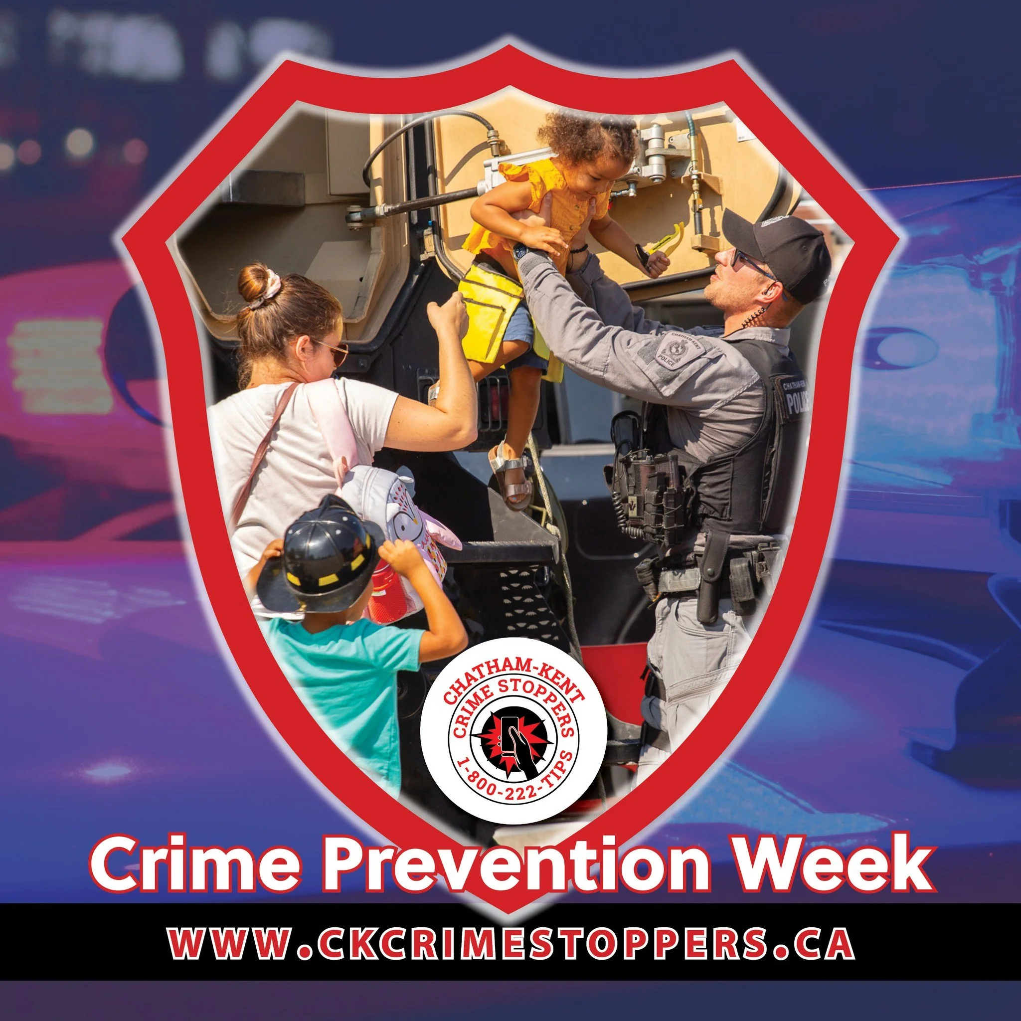 🚨It&rsquo;s Crime Prevention Week 2025! 🚨
This week, we&rsquo;re celebrating the power of community partnerships in keeping Chatham-Kent safe. Everyone has a role to play: from reporting suspicious activity to looking out for your neighbours.

💡 R