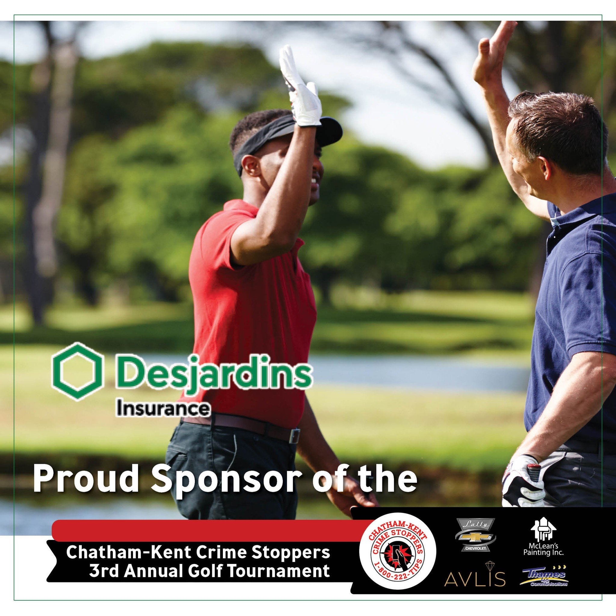 Scott Stanley Desjardins Insurance is a hole sponsor for the 2026 Chatham-Kent Crime Stoppers Golf Tournament! We really appreciate their support. Learn more about them and all of our amazing sponsors: https://www.ckcrimestoppers.ca/2026-golf-tournam