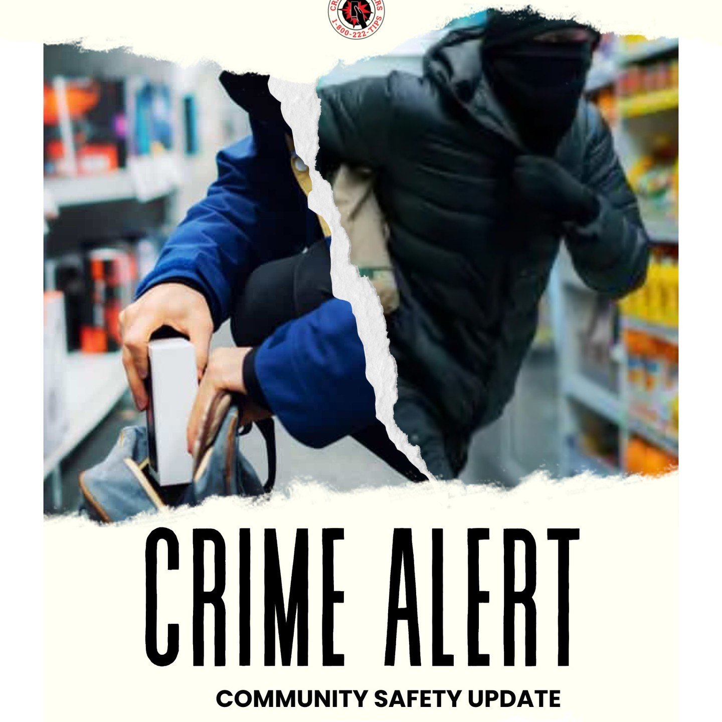 🚨 CRIME STOPPERS NEEDS YOUR HELP 🚨

Police are investigating a series of break and enters targeting LCBO locations and Shoppers Drug Marts across the Chatham and Windsor area.

Three male suspects are believed to be involved.

The most recent incid