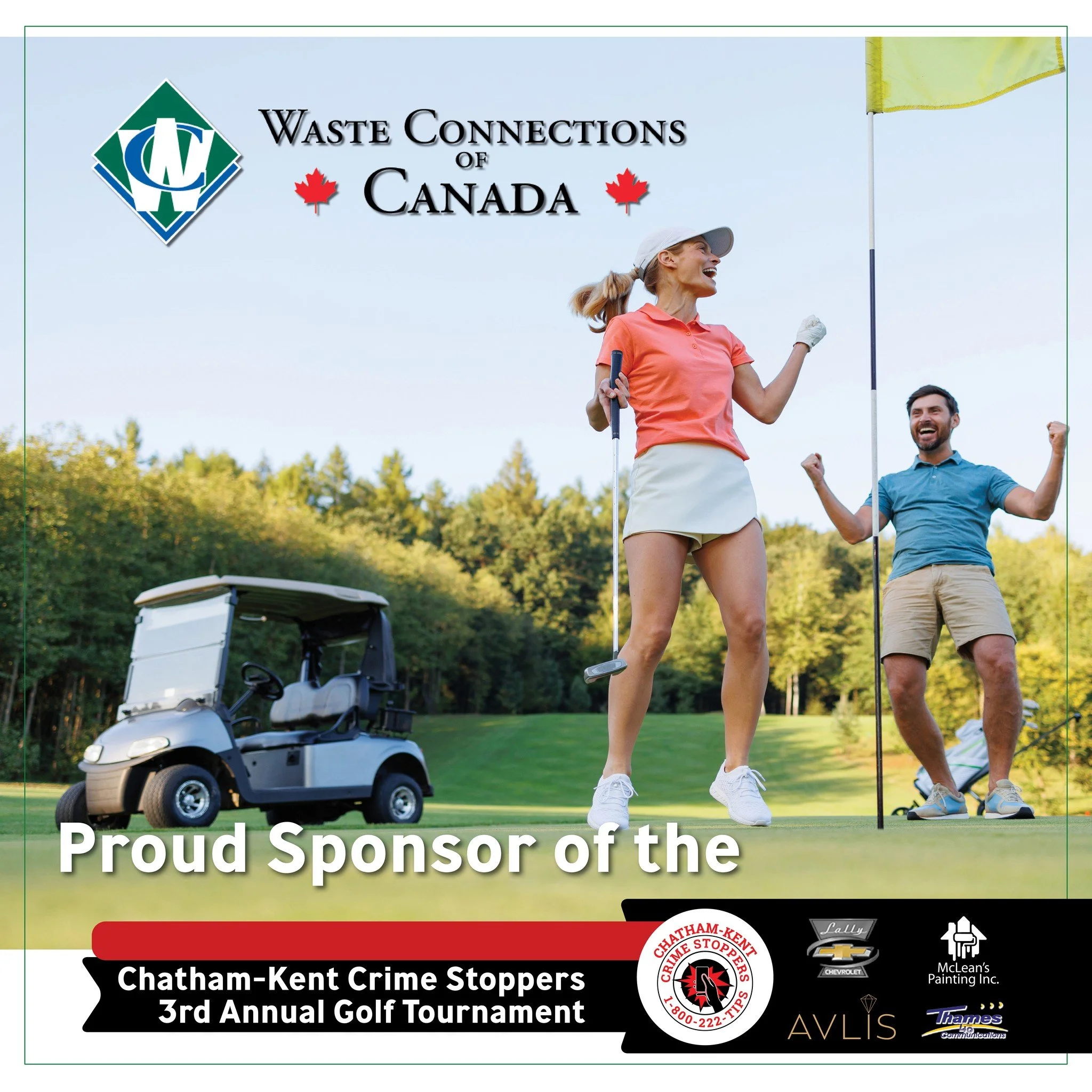 Waste Connections Canada Chatham is a sponsor for the 2026 Chatham-Kent Crime Stoppers Golf Tournament! Learn more about them and all of our amazing sponsors: https://www.ckcrimestoppers.ca/2026-golf-tournament-sponsors

Event Details: 2026 Chatham-K