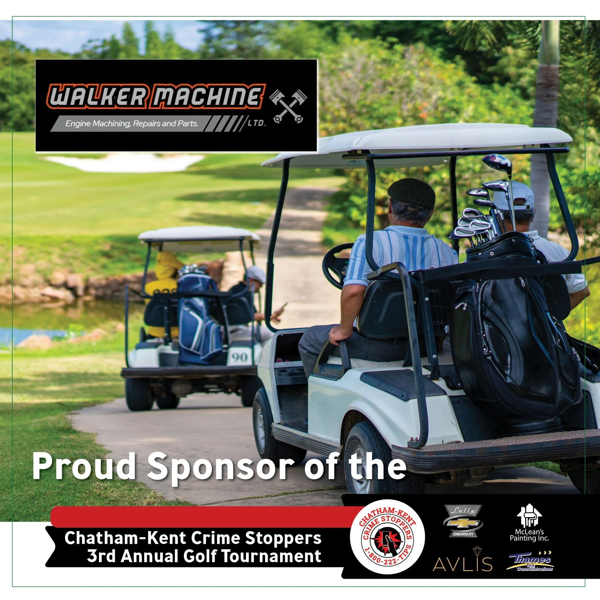 Walker Machine LTD. is a hole sponsor for the 2026 Chatham-Kent Crime Stoppers Golf Tournament! We really appreciate their support. Learn more about them and all of our amazing sponsors: https://www.ckcrimestoppers.ca/2026-golf-tournament-sponsors

E