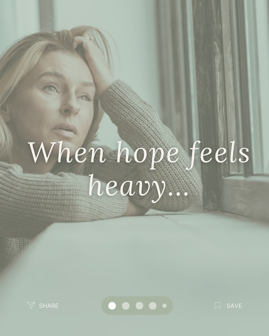 If hope has felt a little heavy lately&hellip; you&rsquo;re not the only one.

Sometimes the bravest thing you can do is keep your heart open when disappointment wants to shut it down.

Hope doesn&rsquo;t always look loud or confident.
Sometimes it l