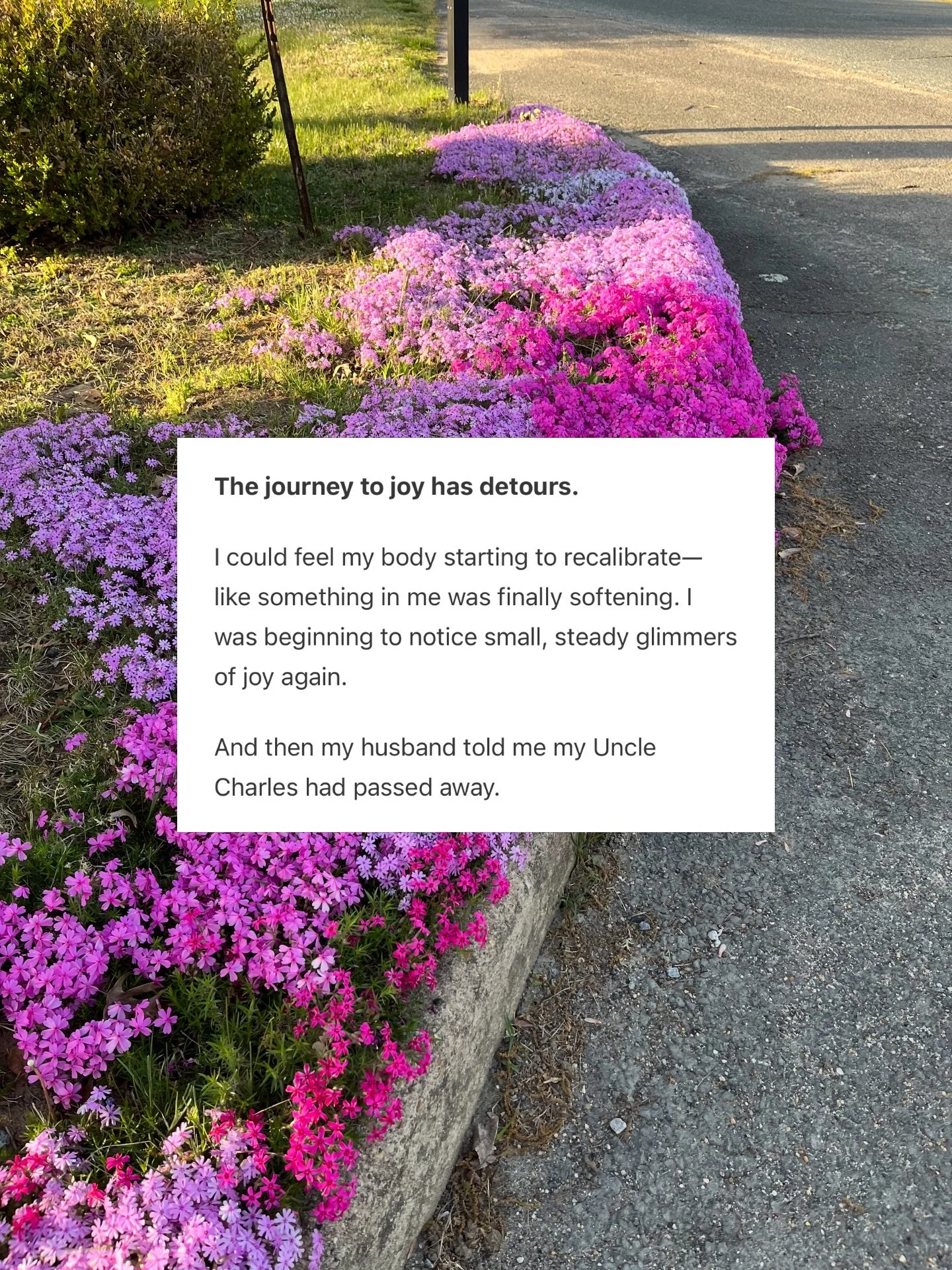 Some seasons hold both&mdash;grief and joy, sorrow and small glimmers of hope.

And if you&rsquo;re in one of those seasons right now&hellip; I just want you to know you&rsquo;re not doing it wrong.

You&rsquo;re human.
And God is still with you in i