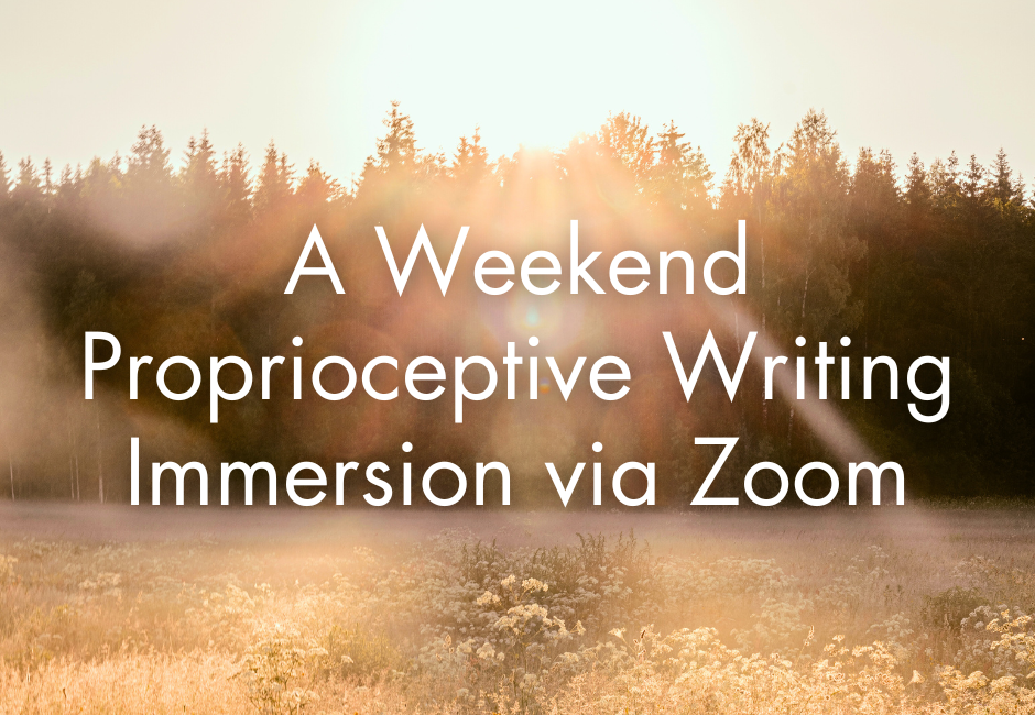 A Weekend PW Immersion via Zoom