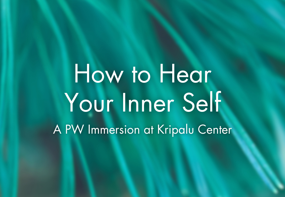 How to Hear Your Inner Self: A PW Immersion