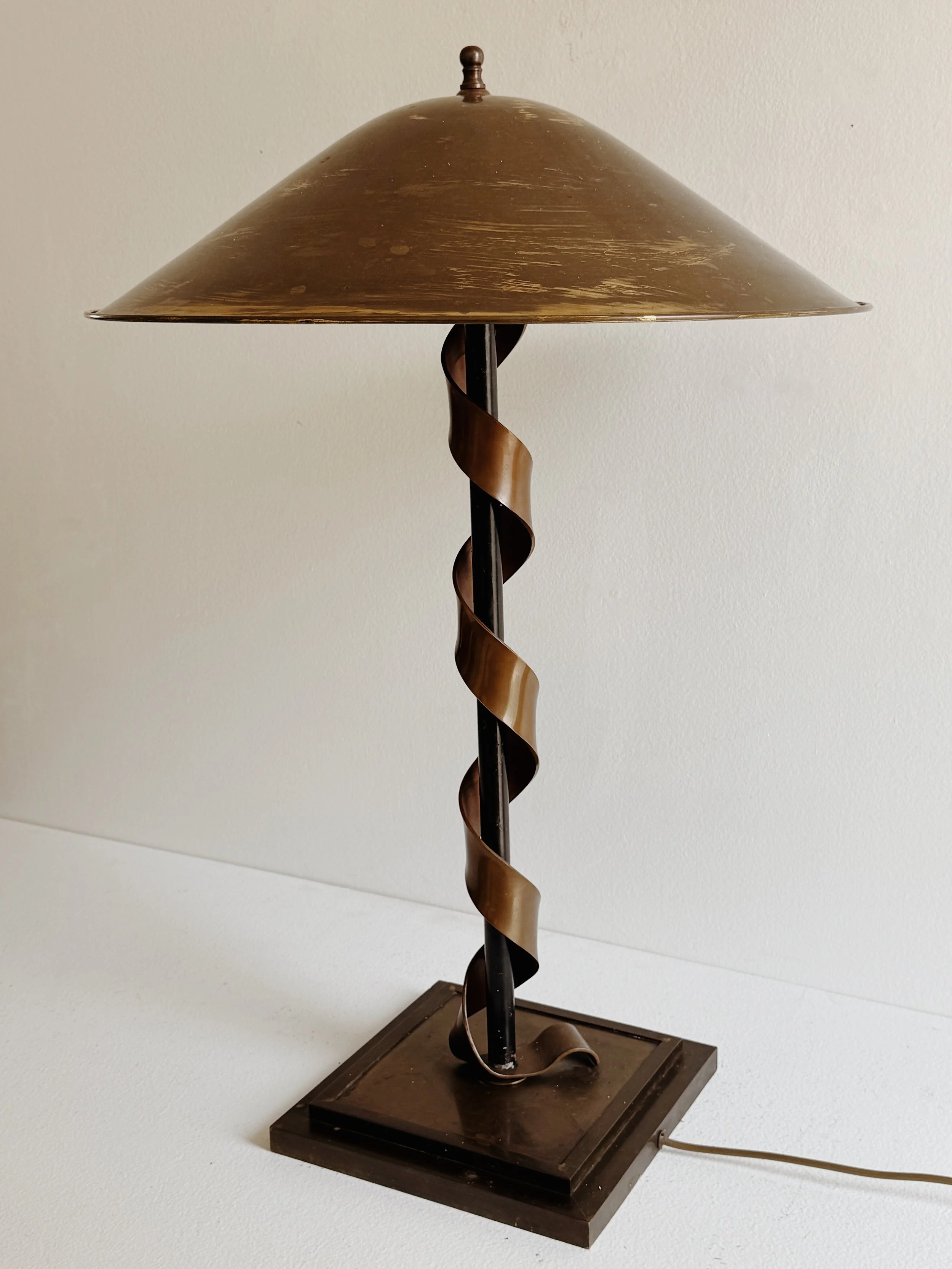 Large Sculptural European Art Deco Lamp