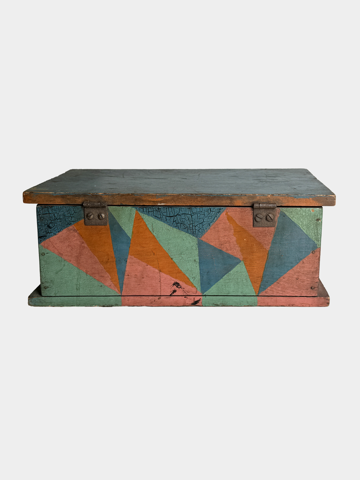 Large Antique Handpainted Box