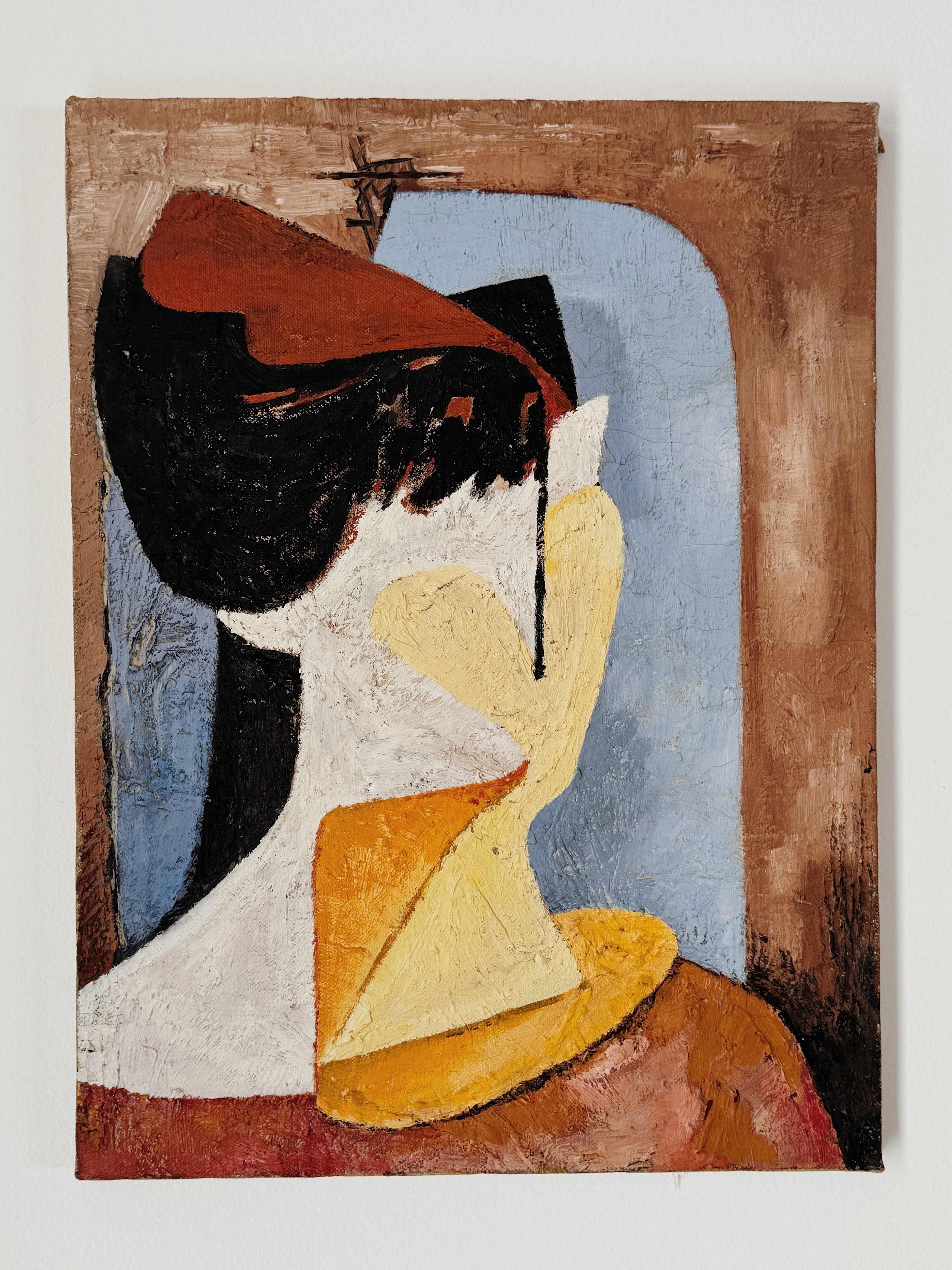 Mid 20th Century Modernist Figural Abstract