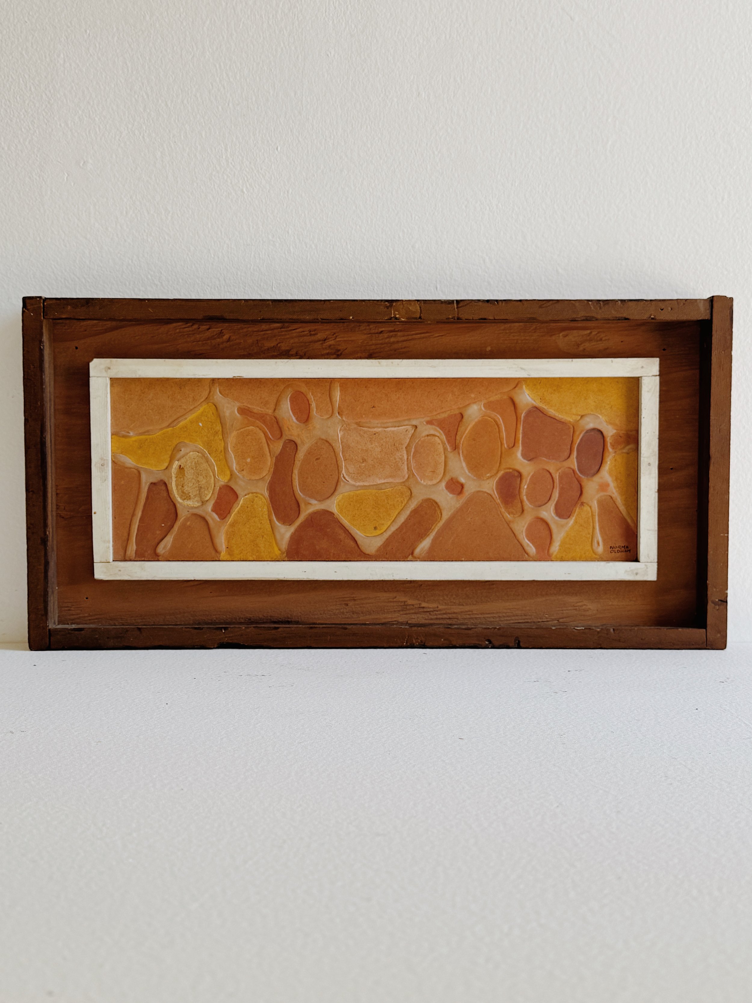 Mid Century Cubist Painting
