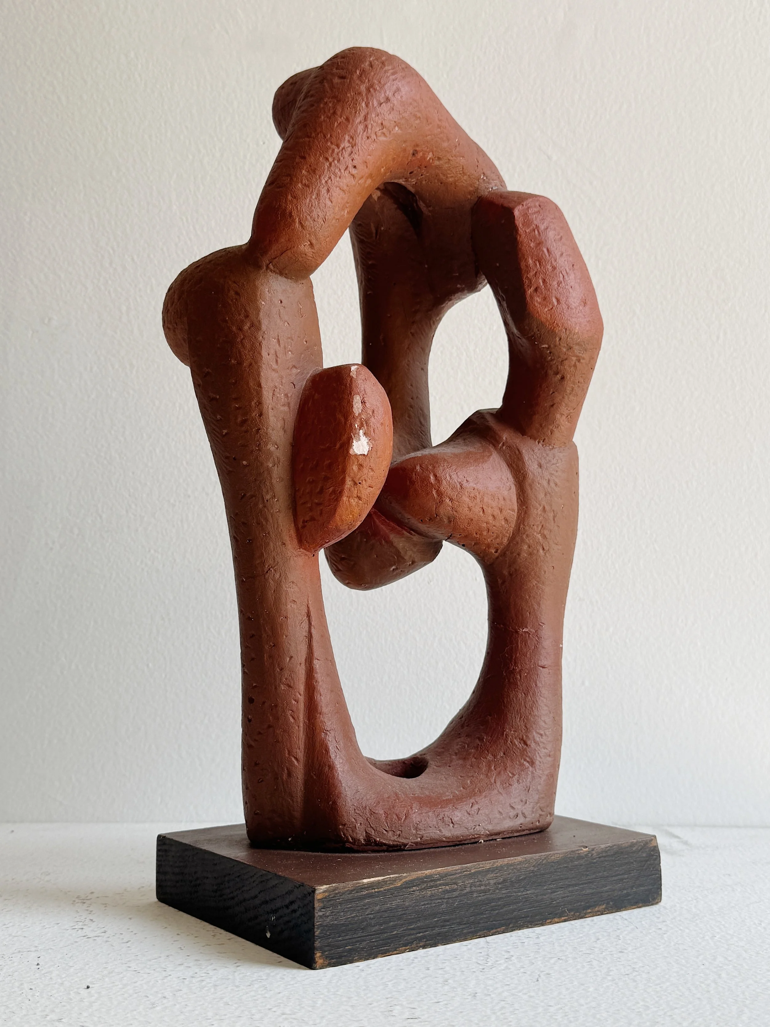 Incredible Vintage Modernist Signed Abstract