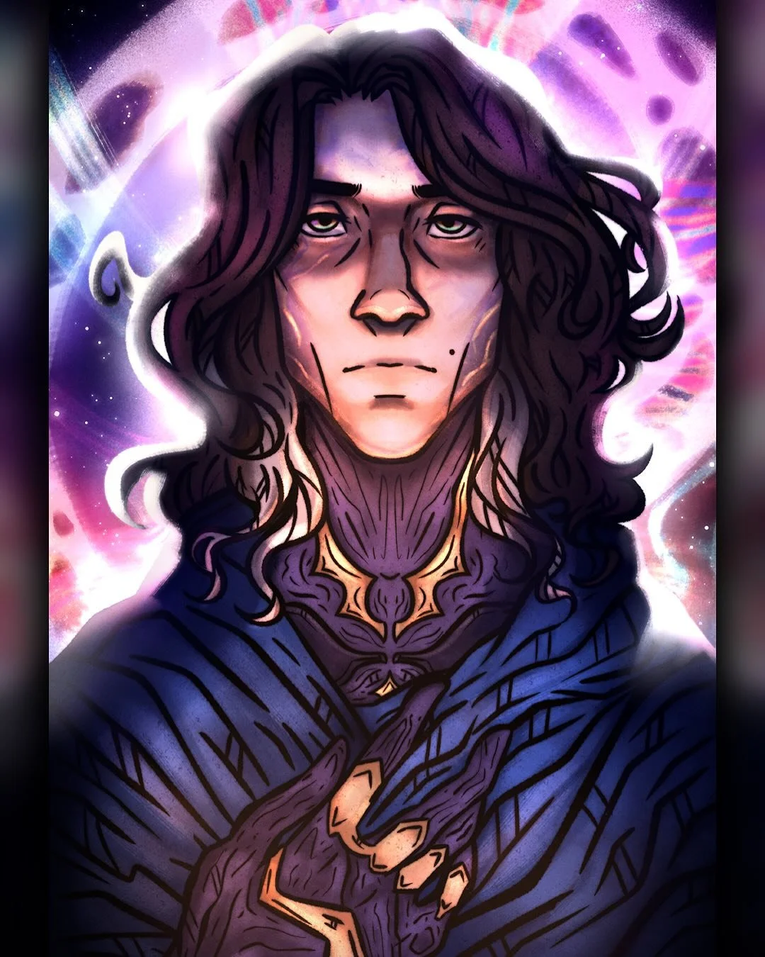 New art account means it&rsquo;s time to post the art I&rsquo;ve had saved waiting to see the light of day!! Drew this right after watching Act II of Arcane S2 back in November. 

-

#arcane #arcaneseason2 #arcanefanart #viktorarcane #digitalart #csp