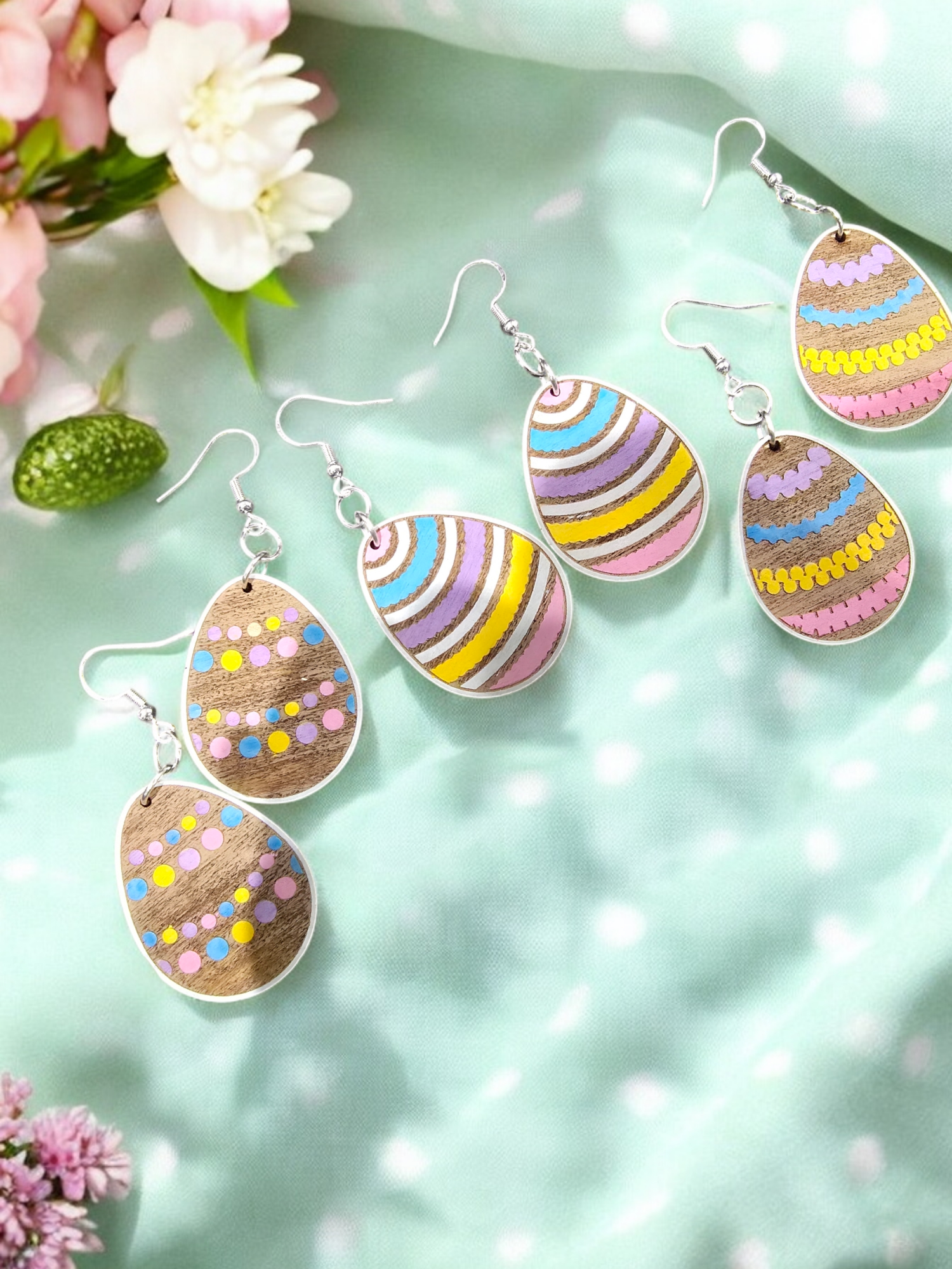 EASTER EGG | Dangle Earrings (Set of 3)