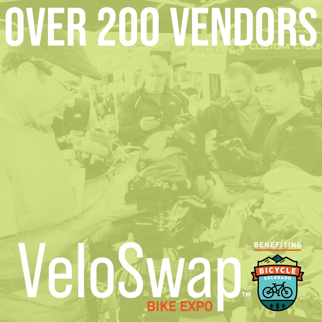 It's official, we have sold out 230 booths!

Wondering what epic deals await you at VeloSwap? Get your tickets today, link in bio.

Find excess inventory from retailers, along with a wide variety of swappers, special buys from manufacturers, and even