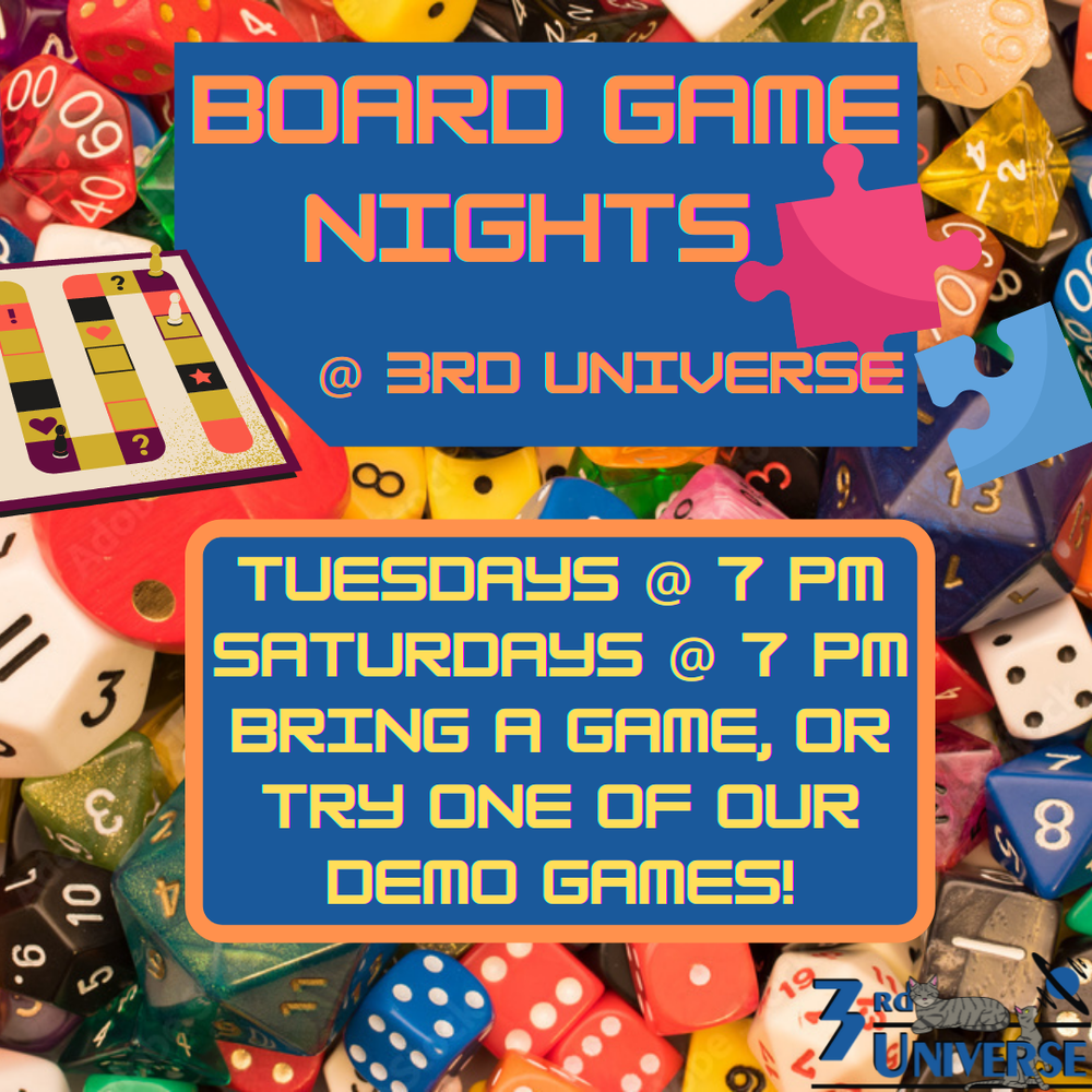 Board Game Night — 3rd Universe
