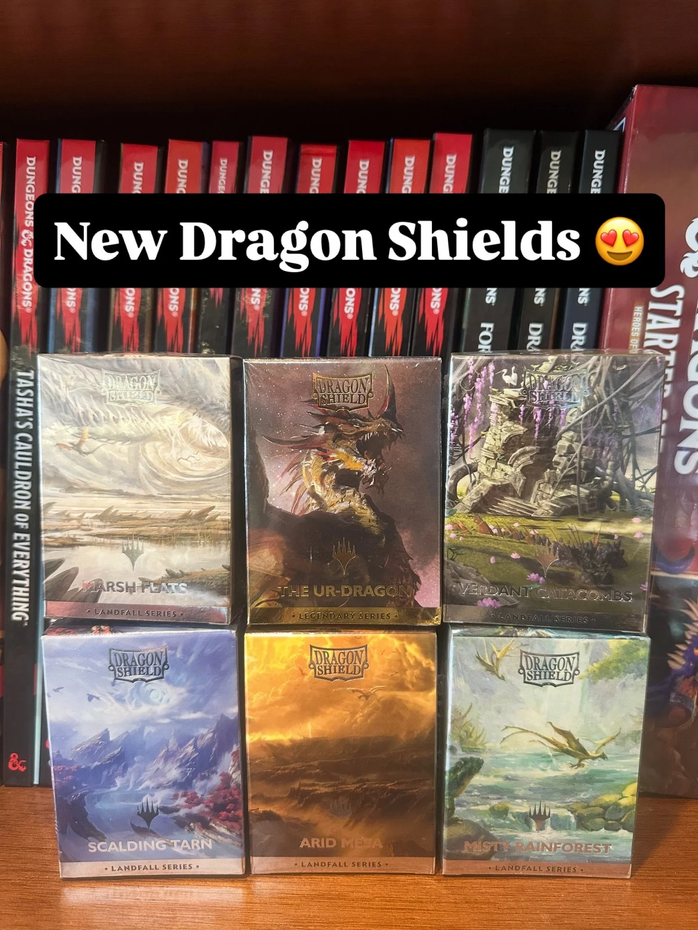 NEW Duel matte Dragon Shields are available now! Bling out your deck with gorgeous art sleeves 😍