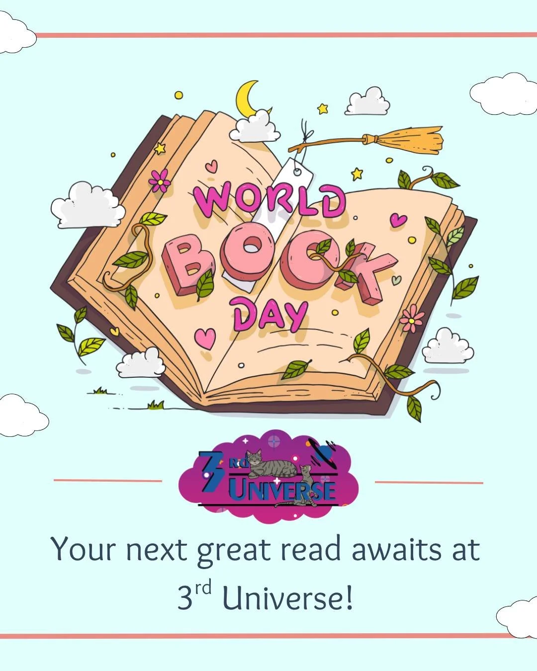 Happy World Book Day! We have books, comics, graphic novels, and manga for all ages and reading levels 📚 Find your next great read at 3rd Universe!